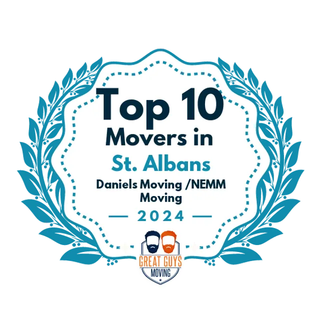 Top 10 Movers in St. Albans, VT 2024 award