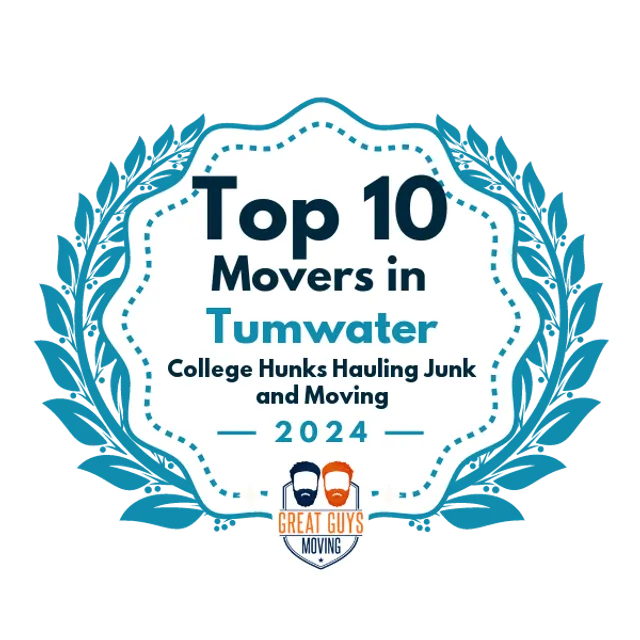 Top 10 Movers in Olympia, WA 2024 award