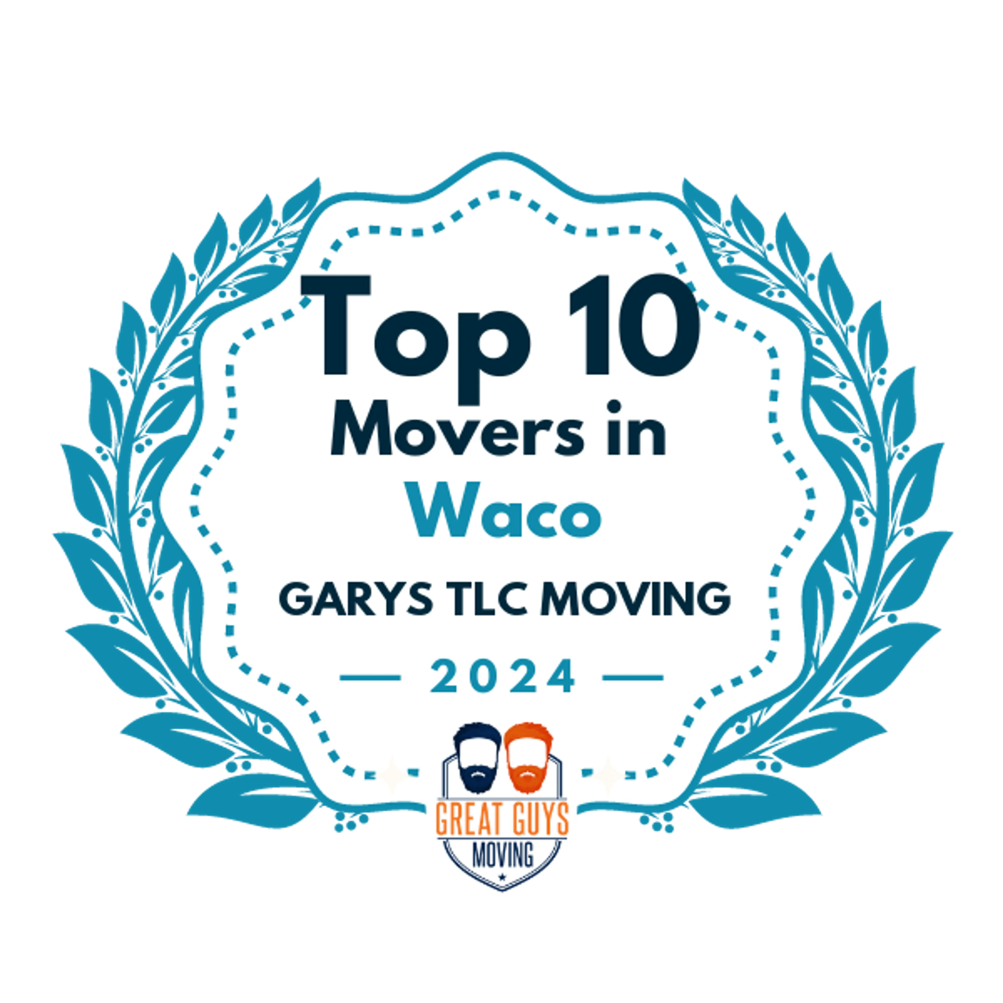 Top 10 Movers in Waco, TX 2024 award