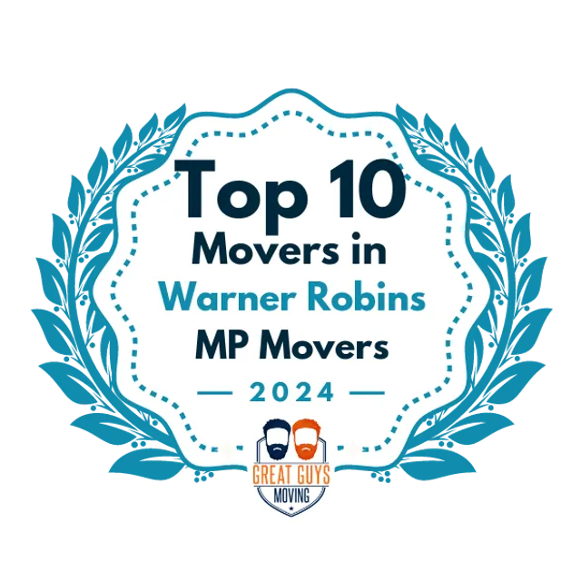 Top 10 Movers in Warner Robins, GA 2024 award