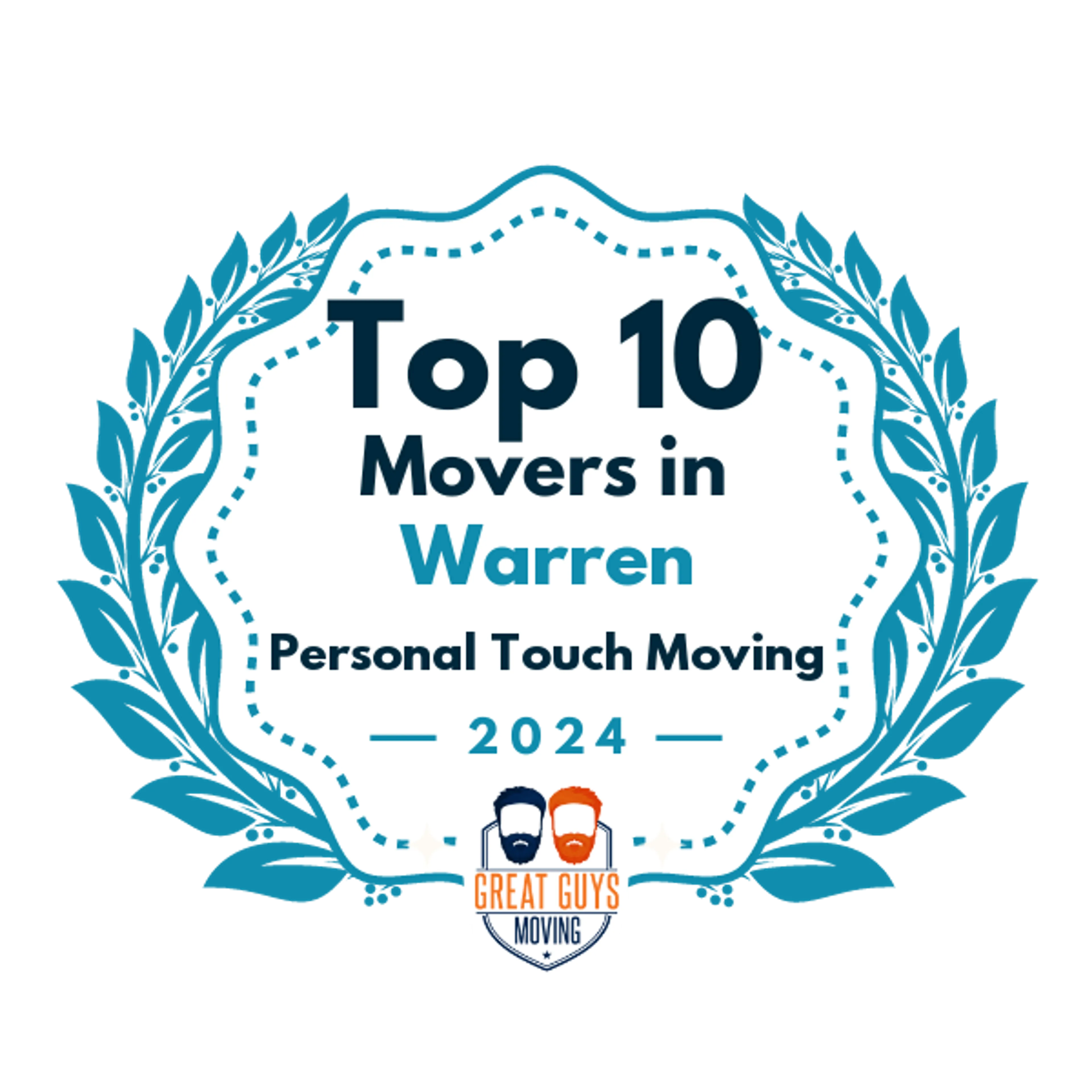 Top 10 Movers in Warren, MI 2024 award