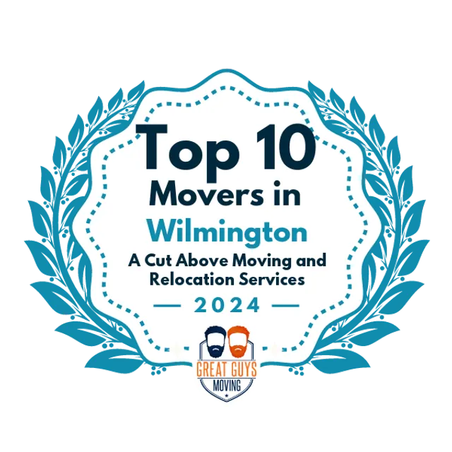 Top 10 Movers in Wilmington, NC 2024 award