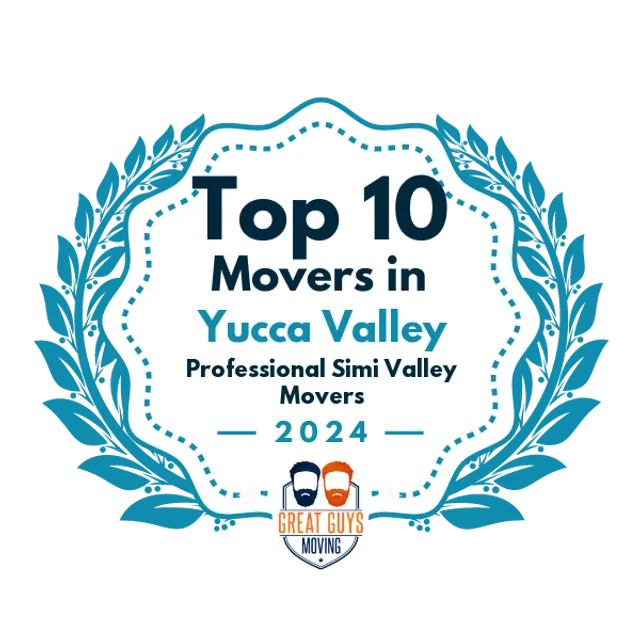 Top 10 Movers in Santa Clarita, CA 2024 award