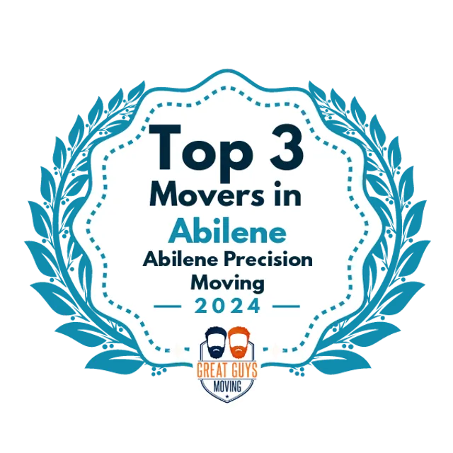 Top 3 Movers in Abilene, TX 2024 award