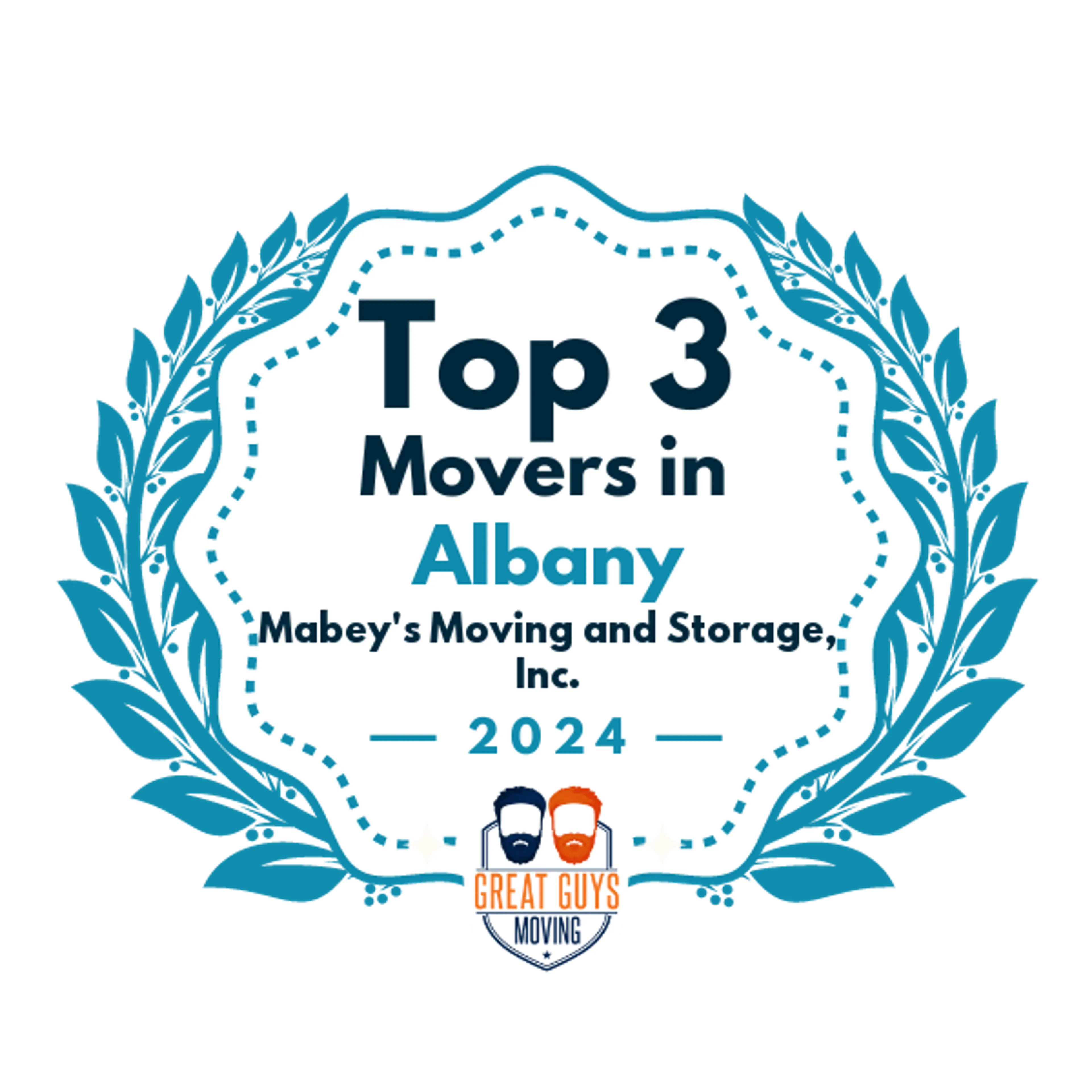 Top 3 Movers in Albany, NY 2024 award