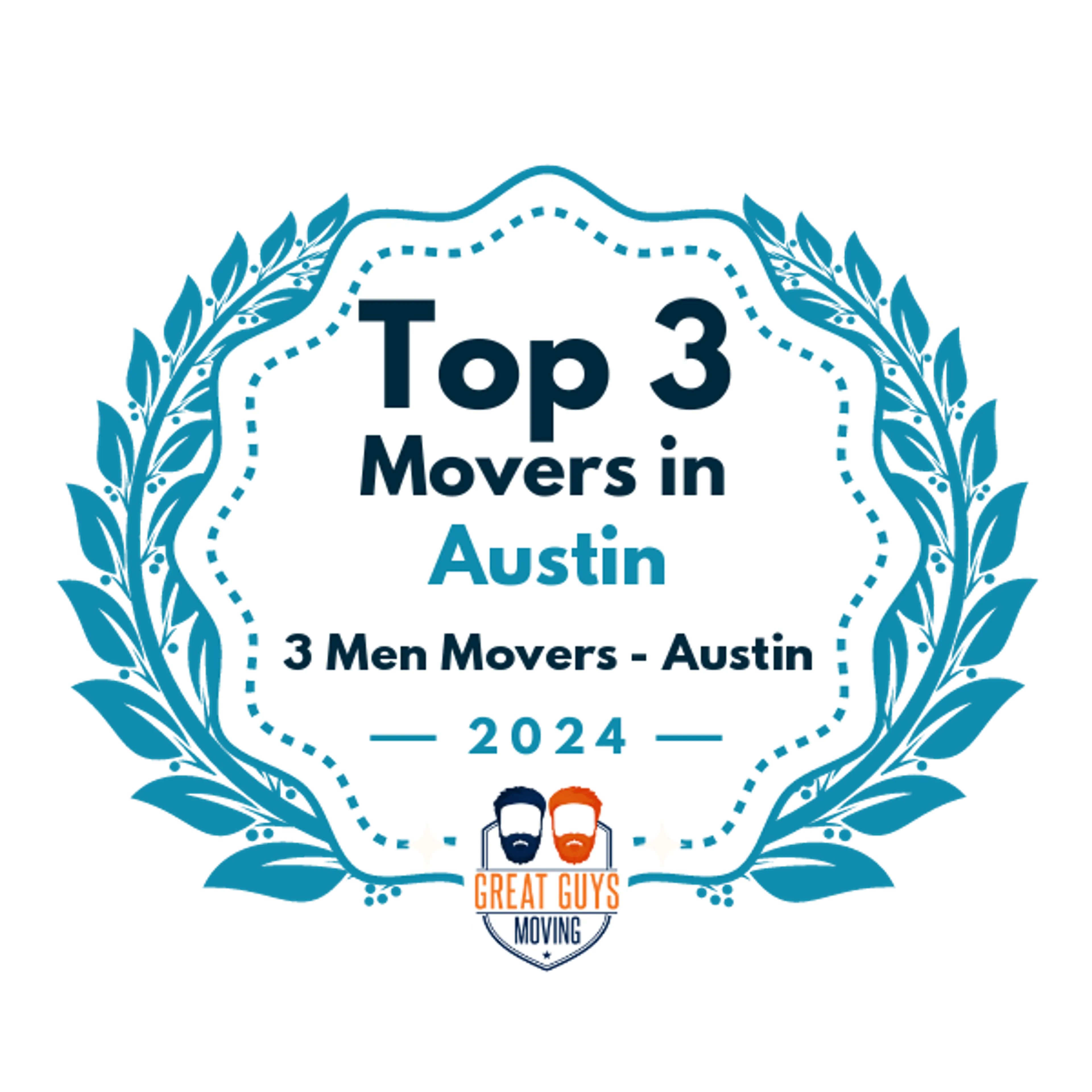 Top 3 Movers in Austin, TX 2024 award