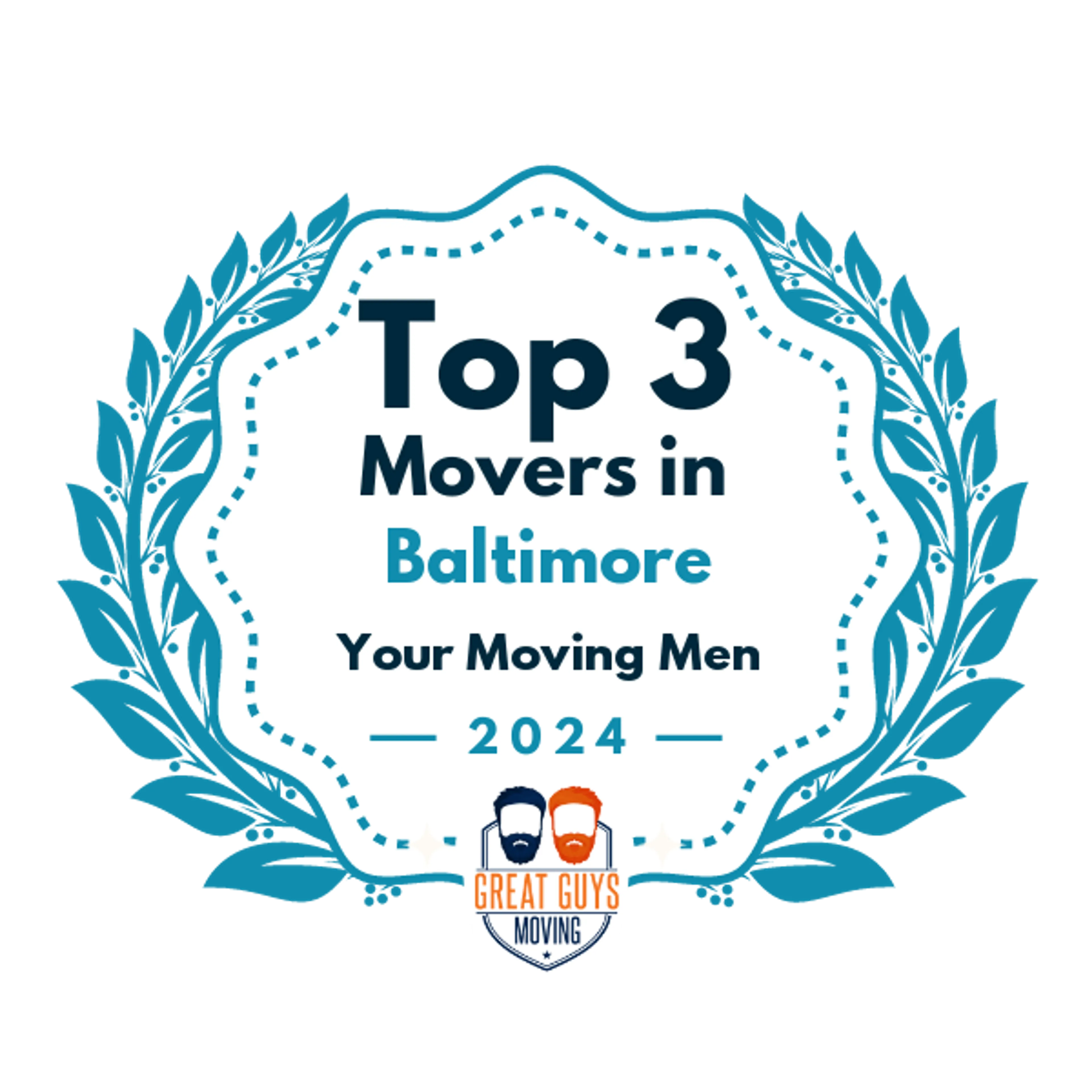 Top 3 Movers in Baltimore, MD 2024 award