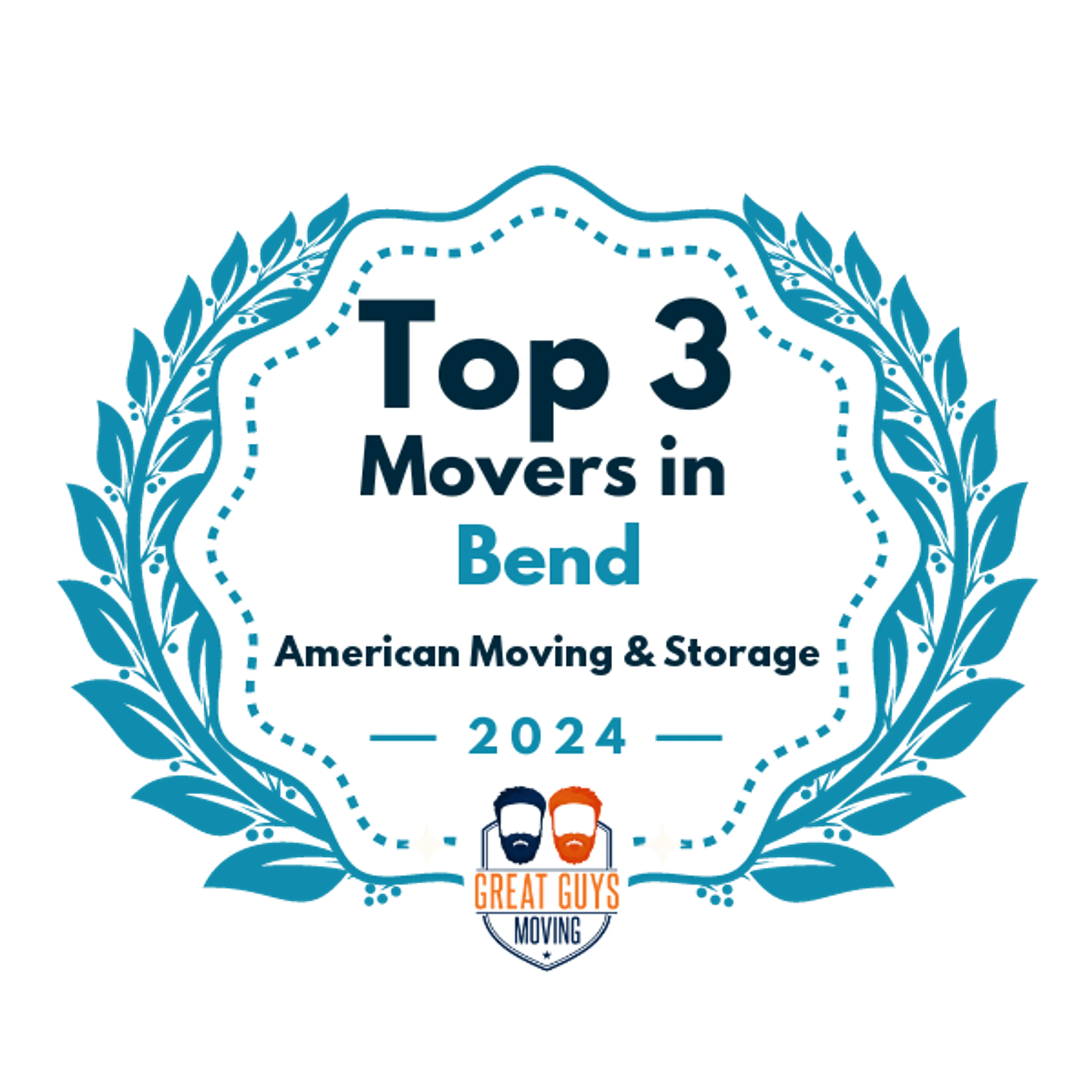 Top 3 Movers in Bend, OR 2024 award
