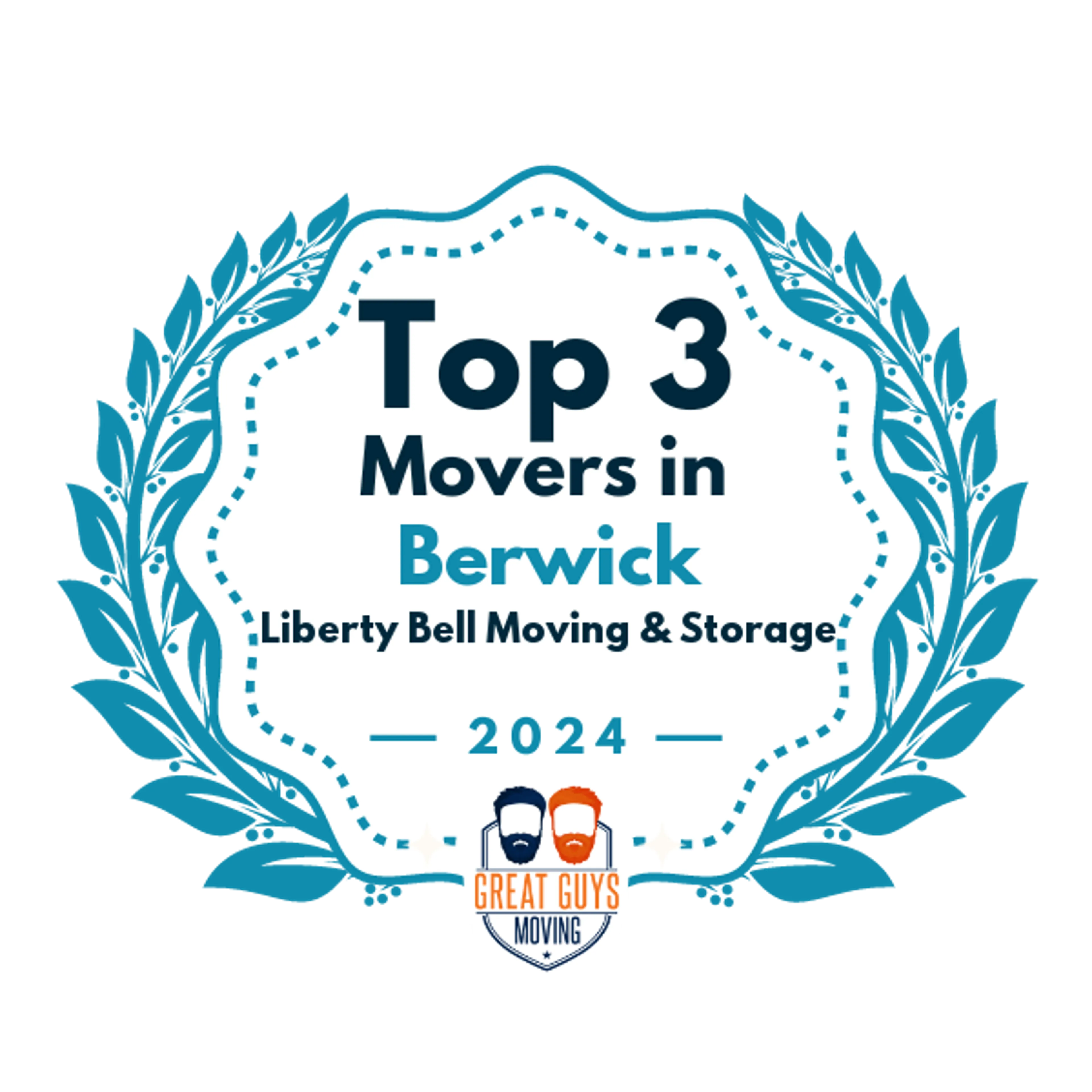 Top 3 Movers in Berwick, LA 2024 award
