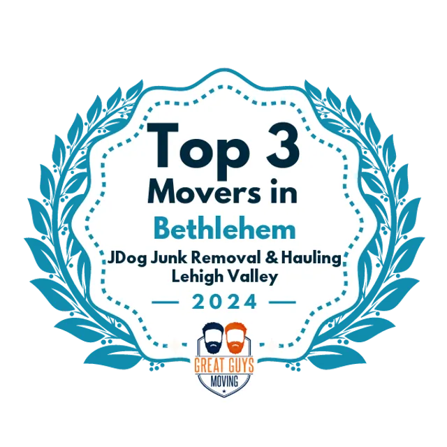 Top 3 Movers in Bethlehem, PA 2024 award