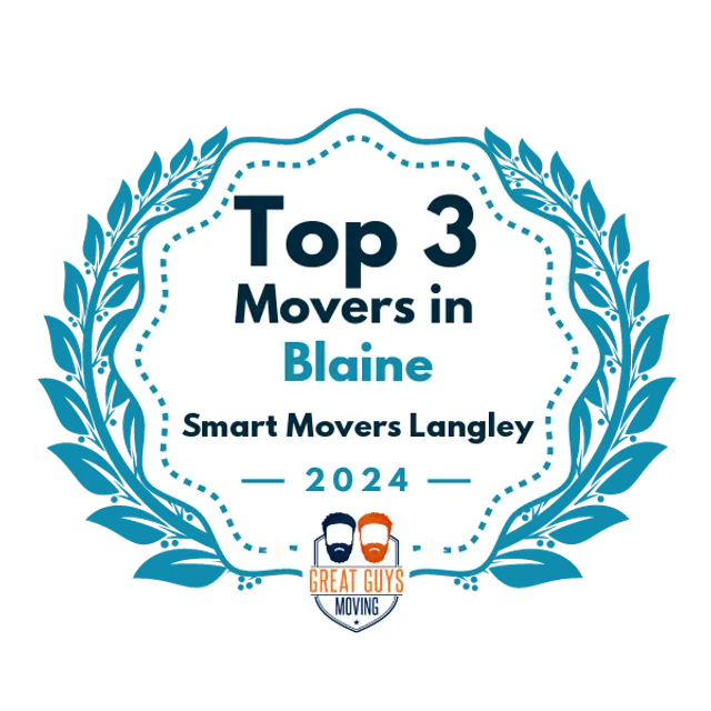 Top 3 Movers in Blaine, WA 2024 award