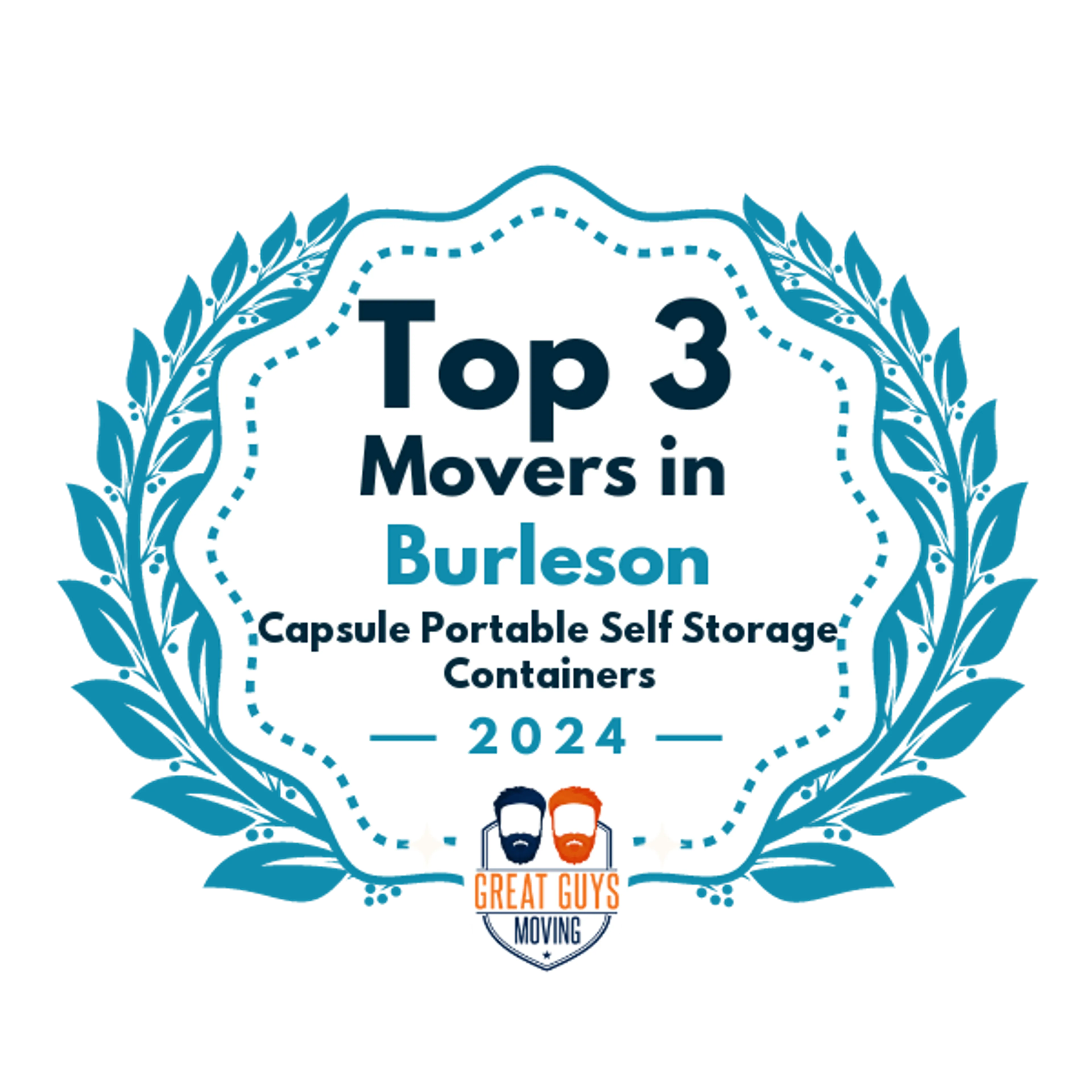 Top 3 Movers in Burleson, TX 2024 award
