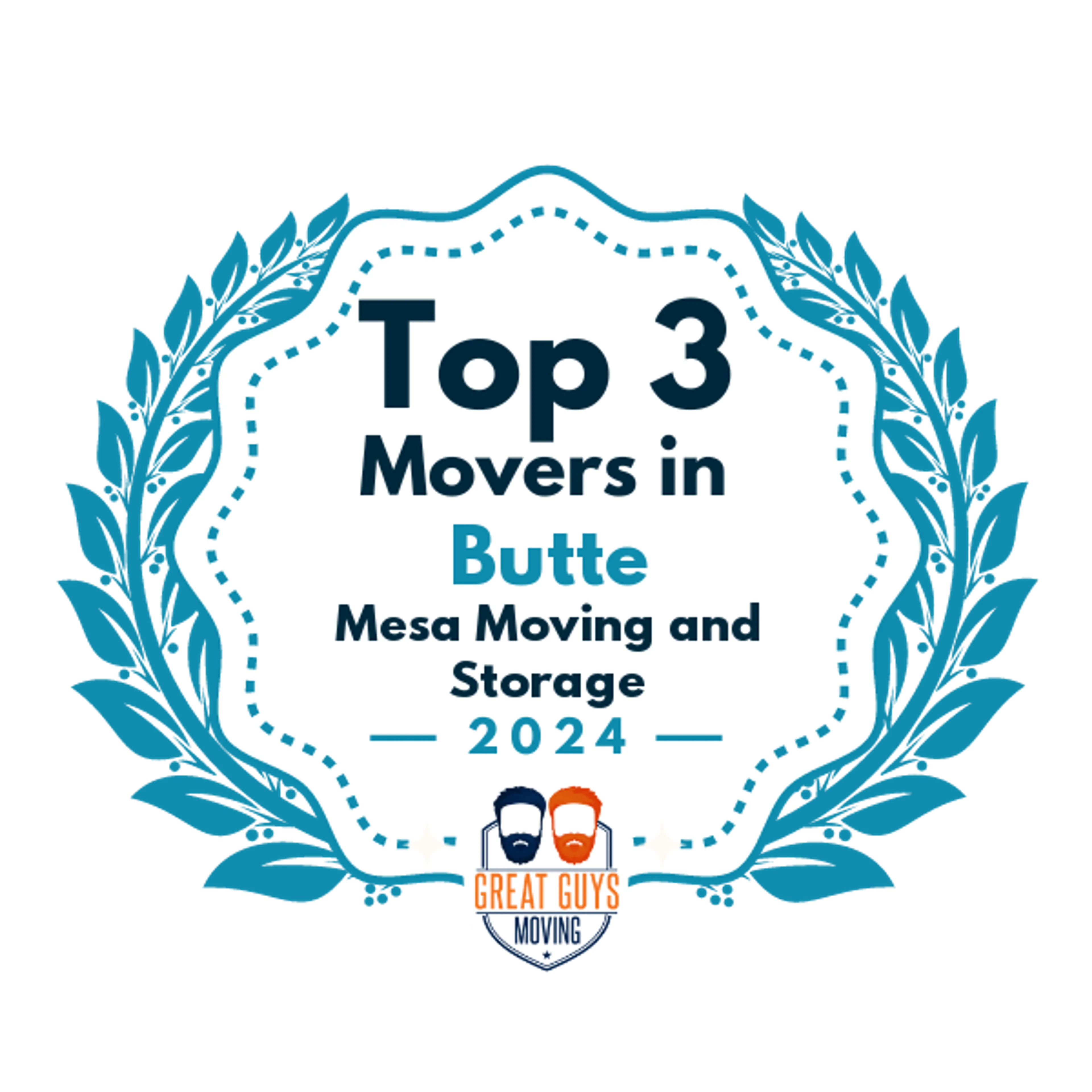 Top 3 Movers in Butte, MT 2024 award