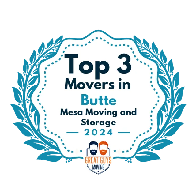 Top 3 Movers in Butte, MT 2024 award