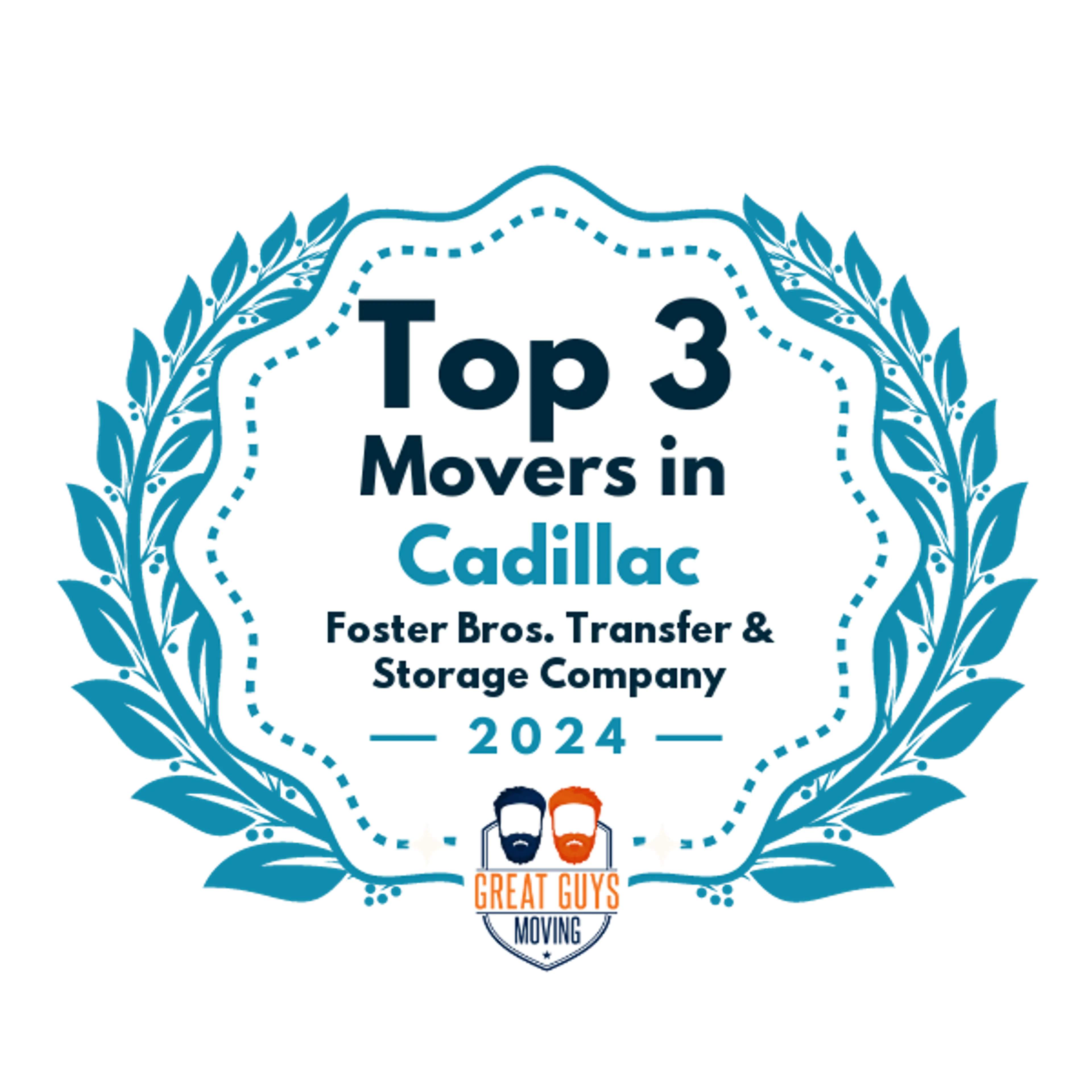 Top 3 Movers in Cadillac, MI 2024 award
