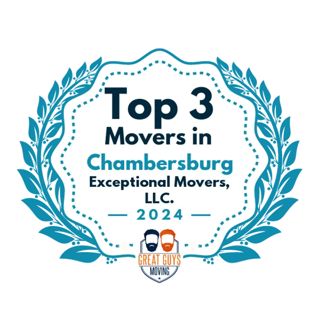 Top 3 Movers in Harrisburg, PA 2024 award