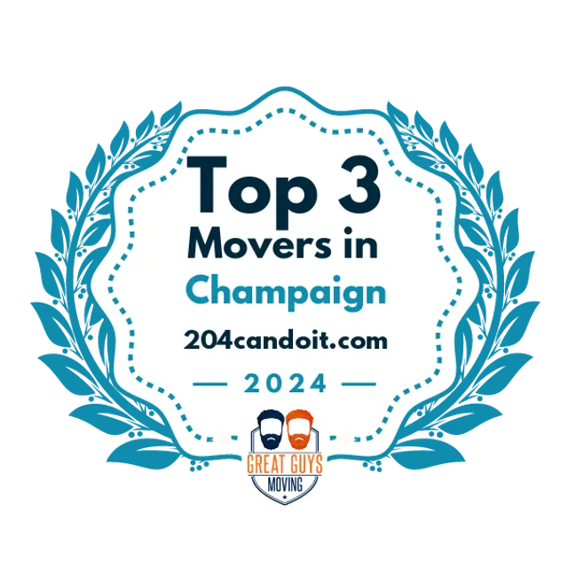 Top 3 Movers in Champaign, IL 2024 award