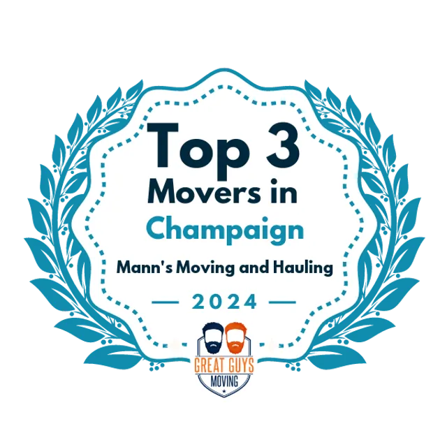 Top 3 Movers in Champaign, IL 2024 award