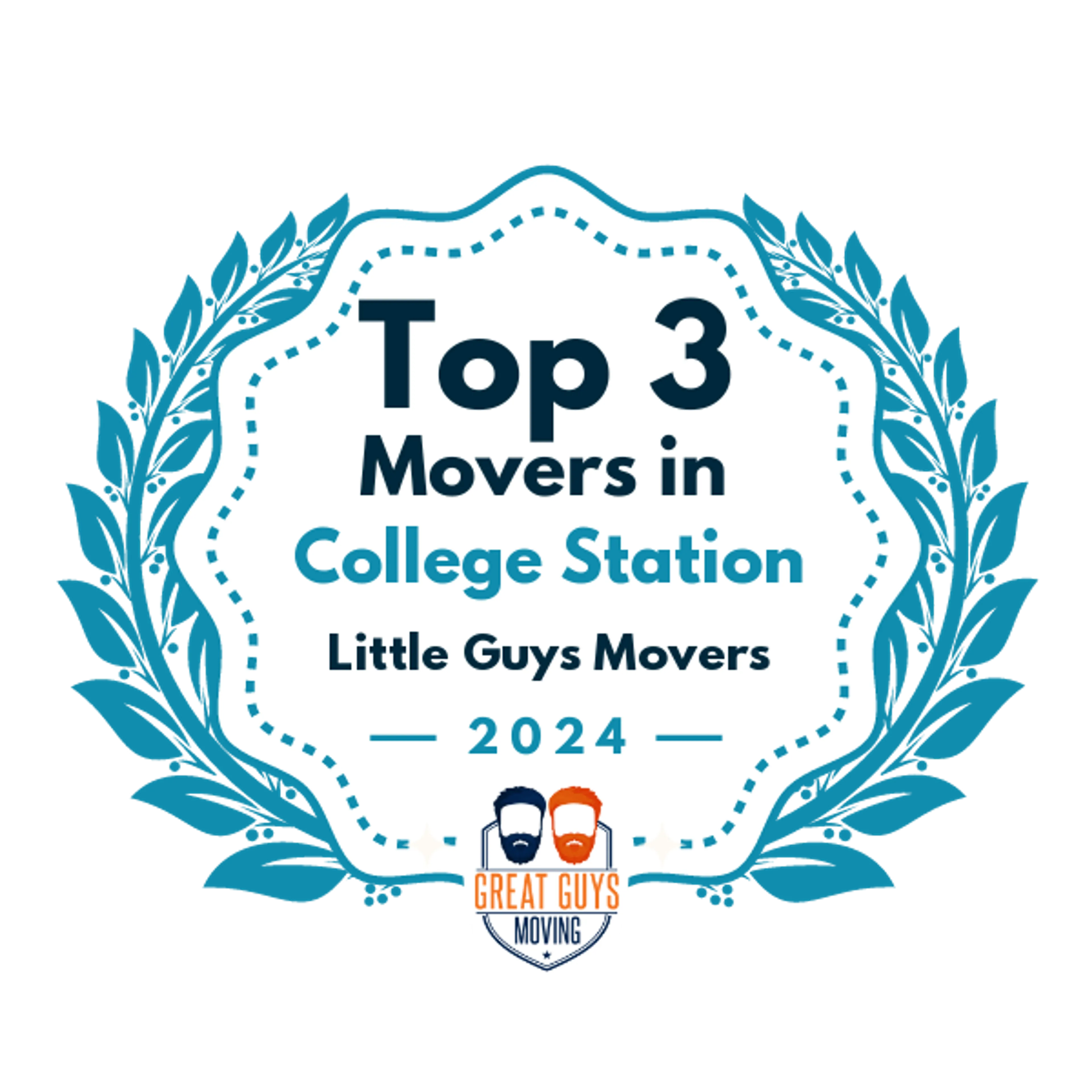 Top 3 Movers in College Station, TX 2024 award
