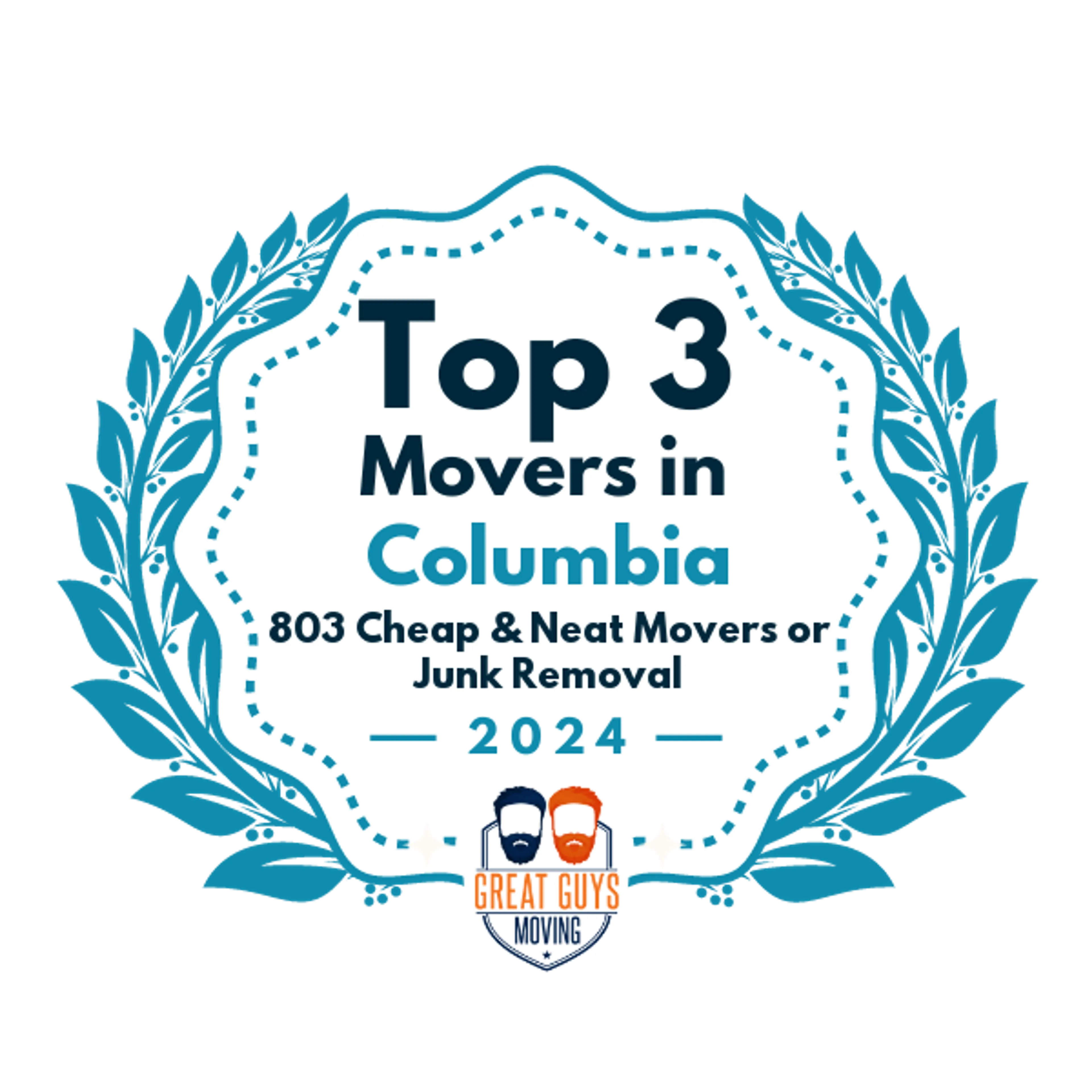 Top 3 Movers in Columbia, SC 2024 award