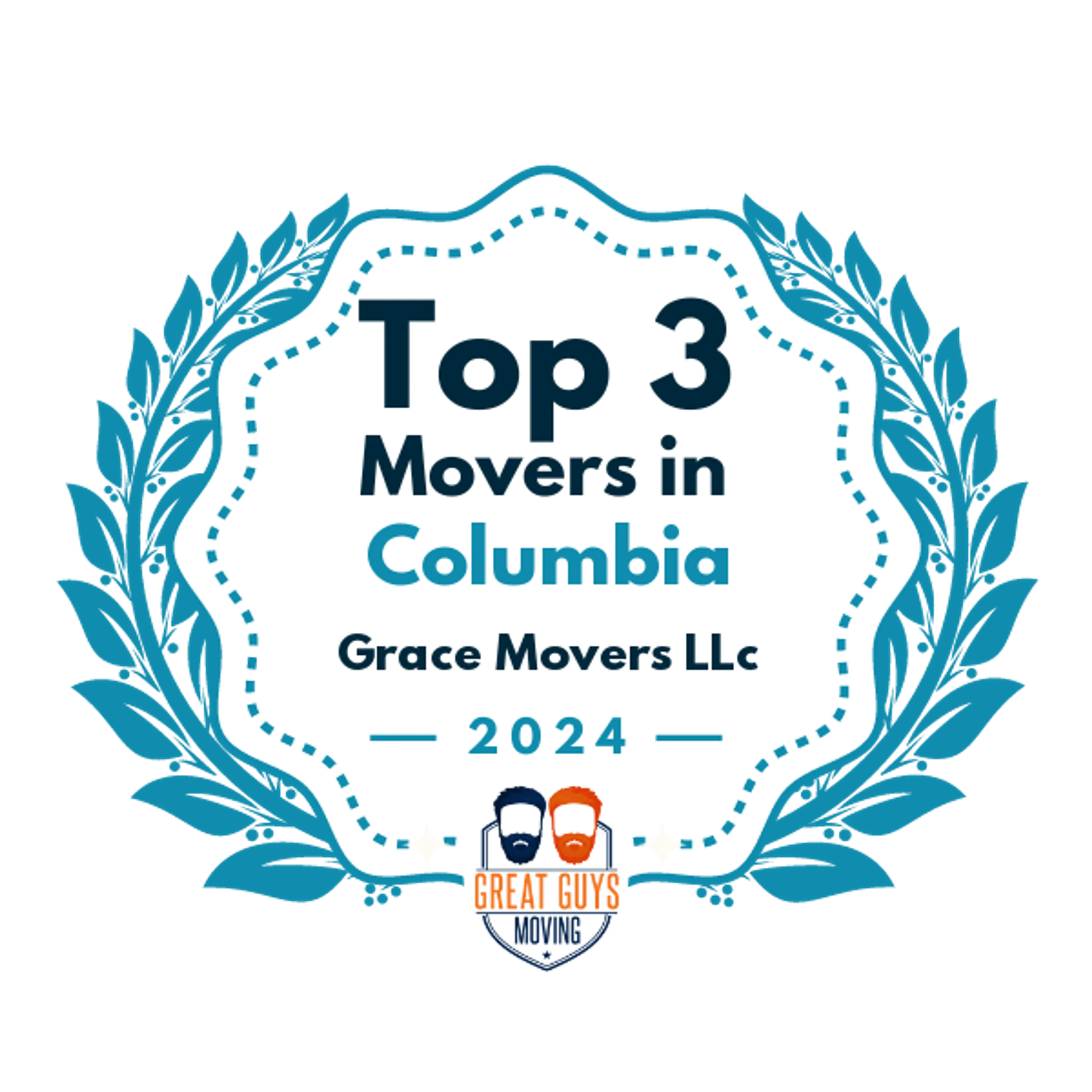 Top 3 Movers in Columbia, SC 2024 award