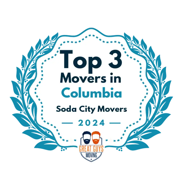 Top 3 Movers in Columbia, SC 2024 award