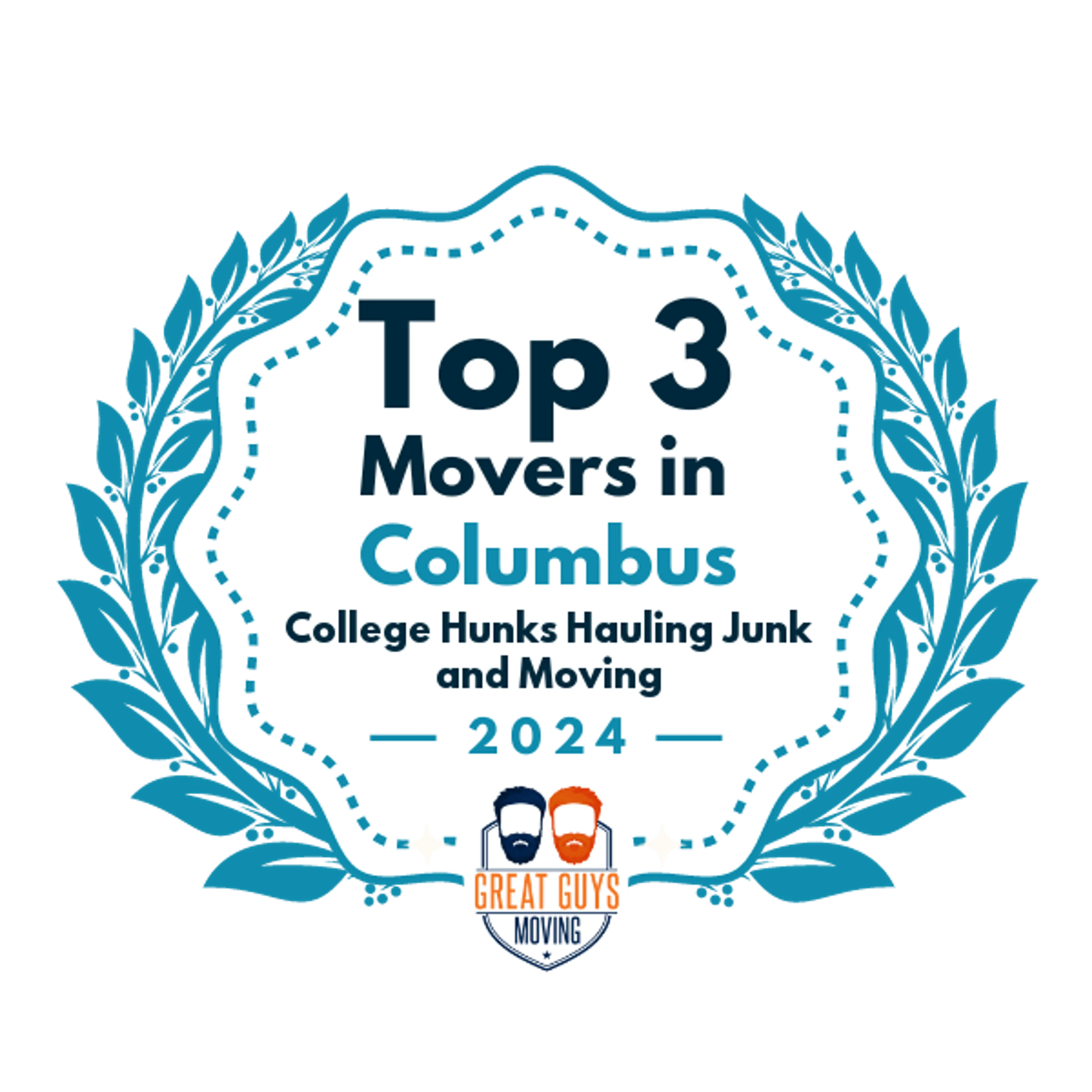 Top 3 Movers in Columbus, OH 2024 award