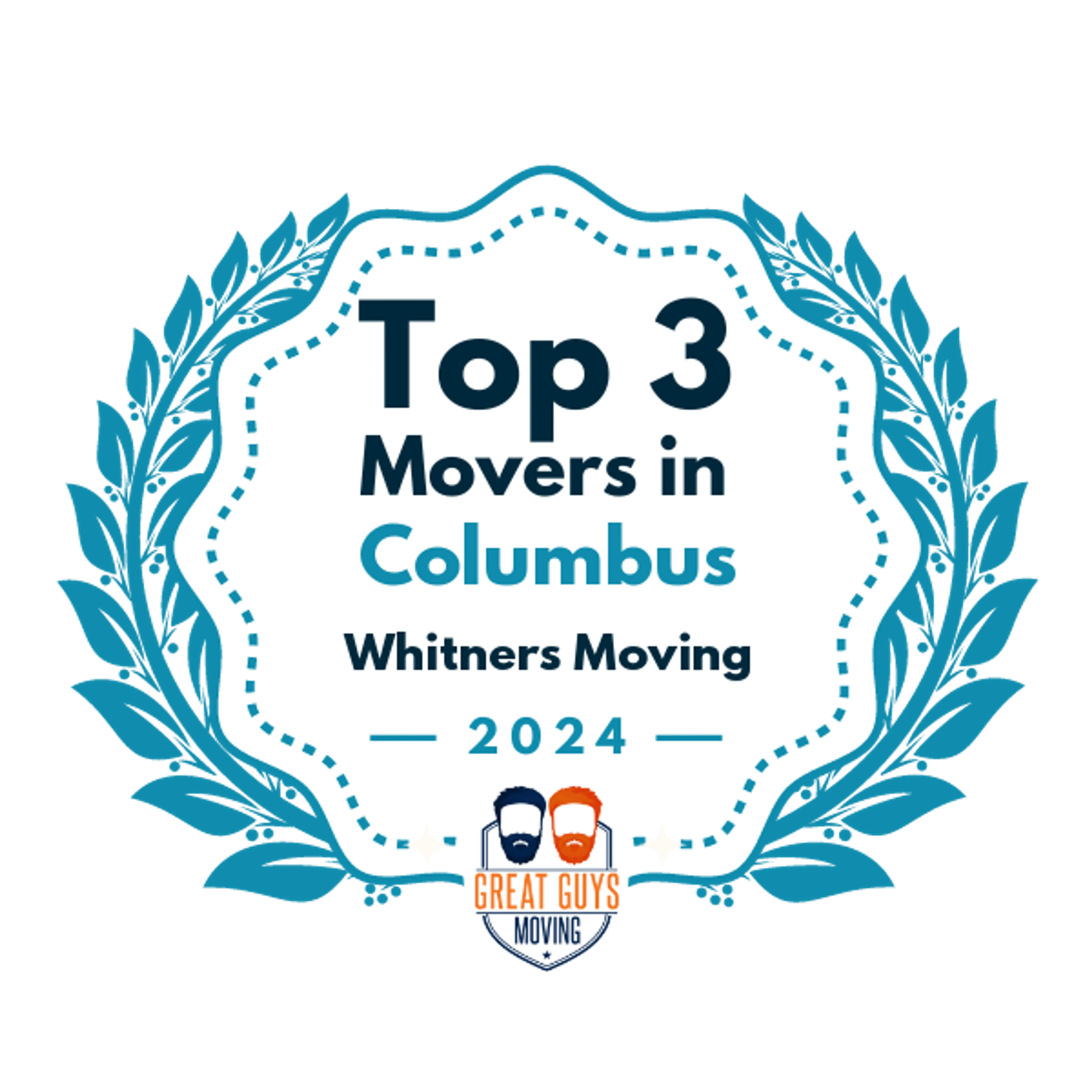 Top 3 Movers in Columbus, OH 2024 award