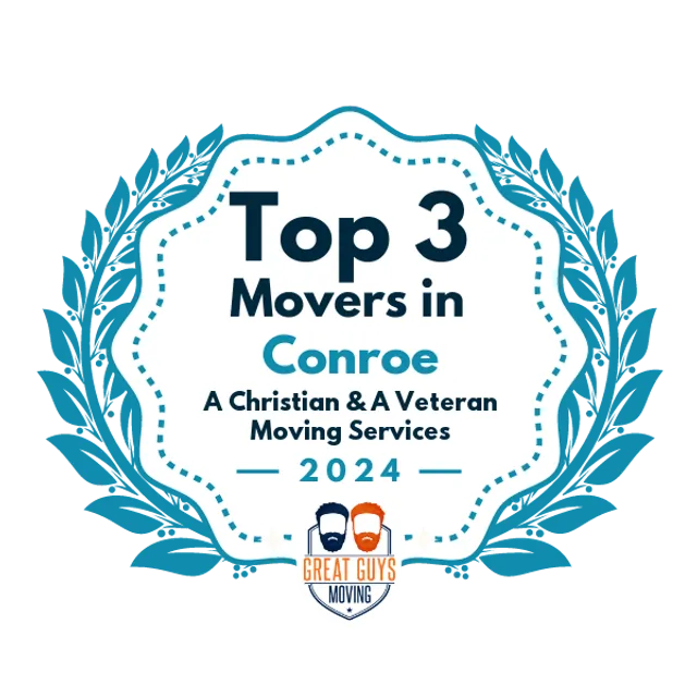 Top 3 Movers in Conroe, TX 2024 award