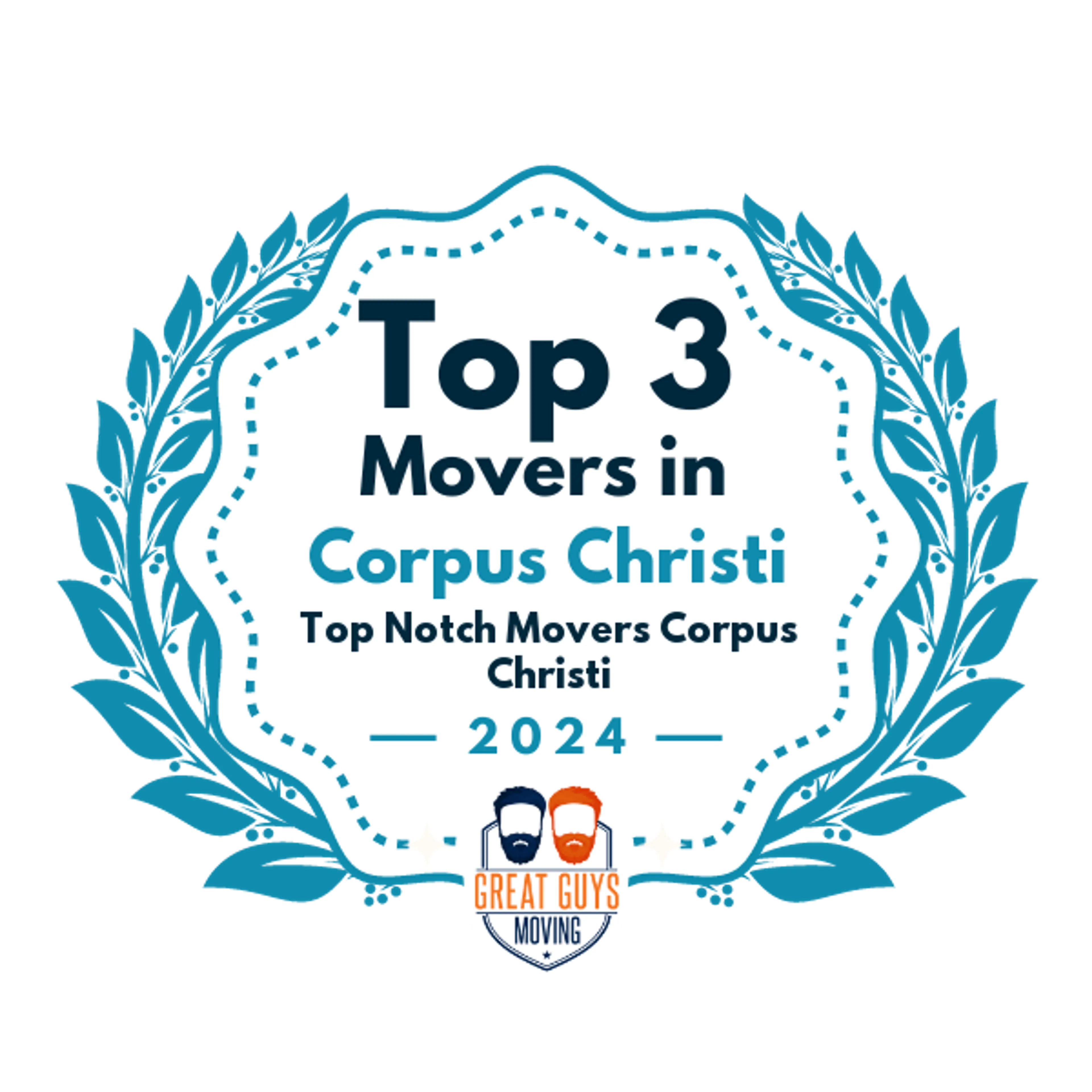 Top 3 Movers in Corpus Christi, TX 2024 award