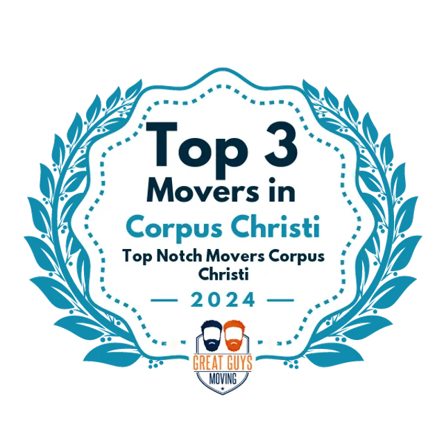 Top 3 Movers in Corpus Christi, TX 2024 award