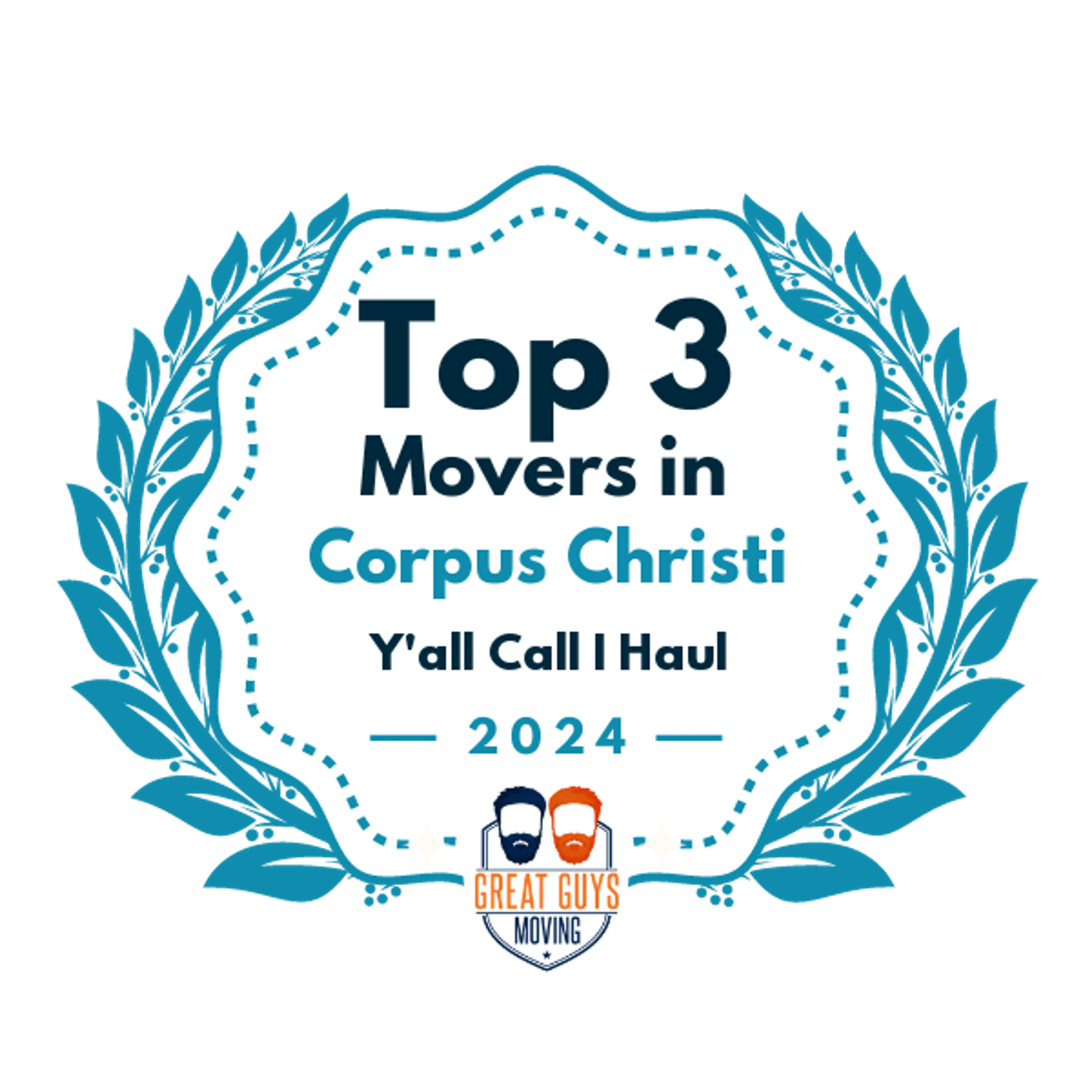 Top 3 Movers in Corpus Christi, TX 2024 award