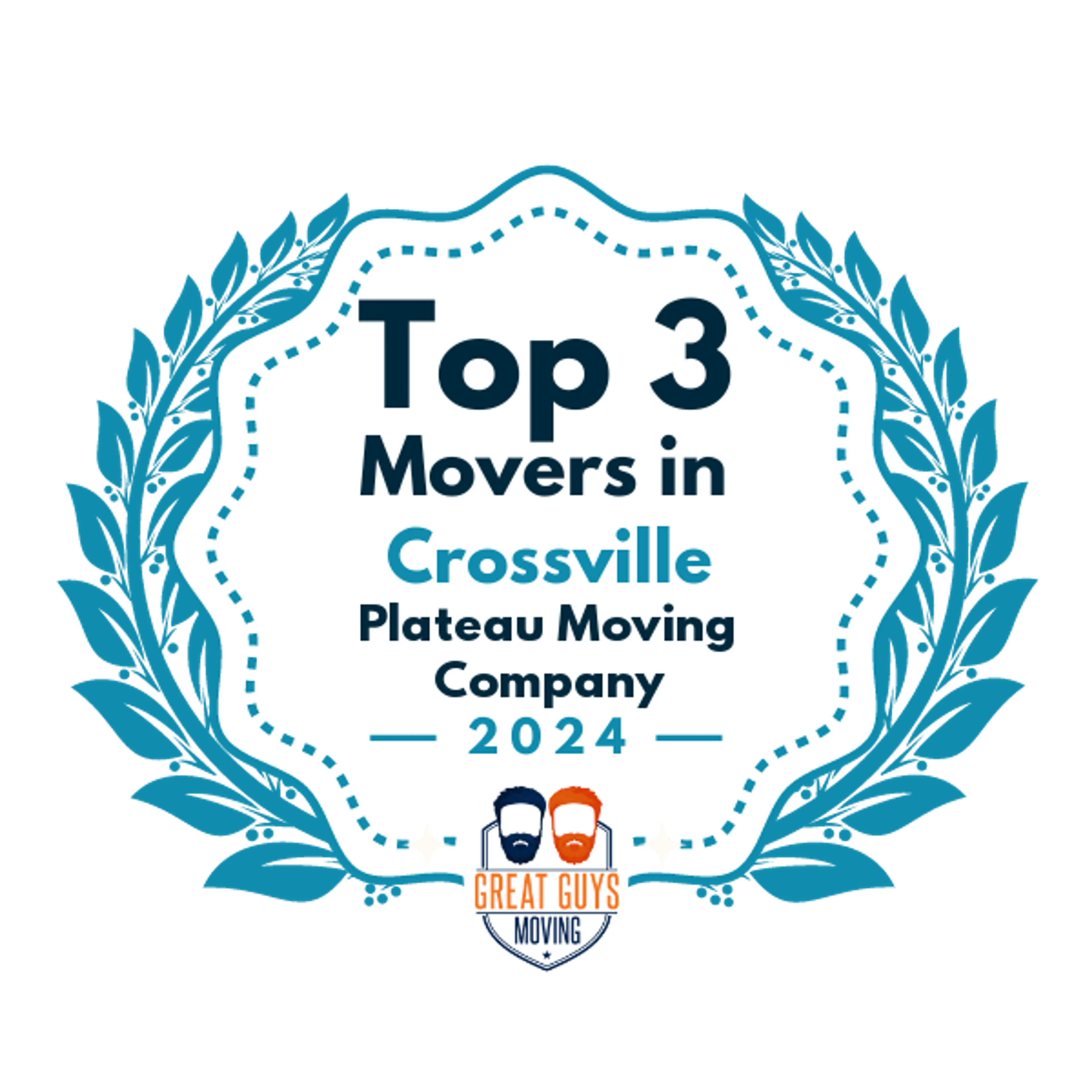 Top 3 Movers in Cookeville, TN 2024 award