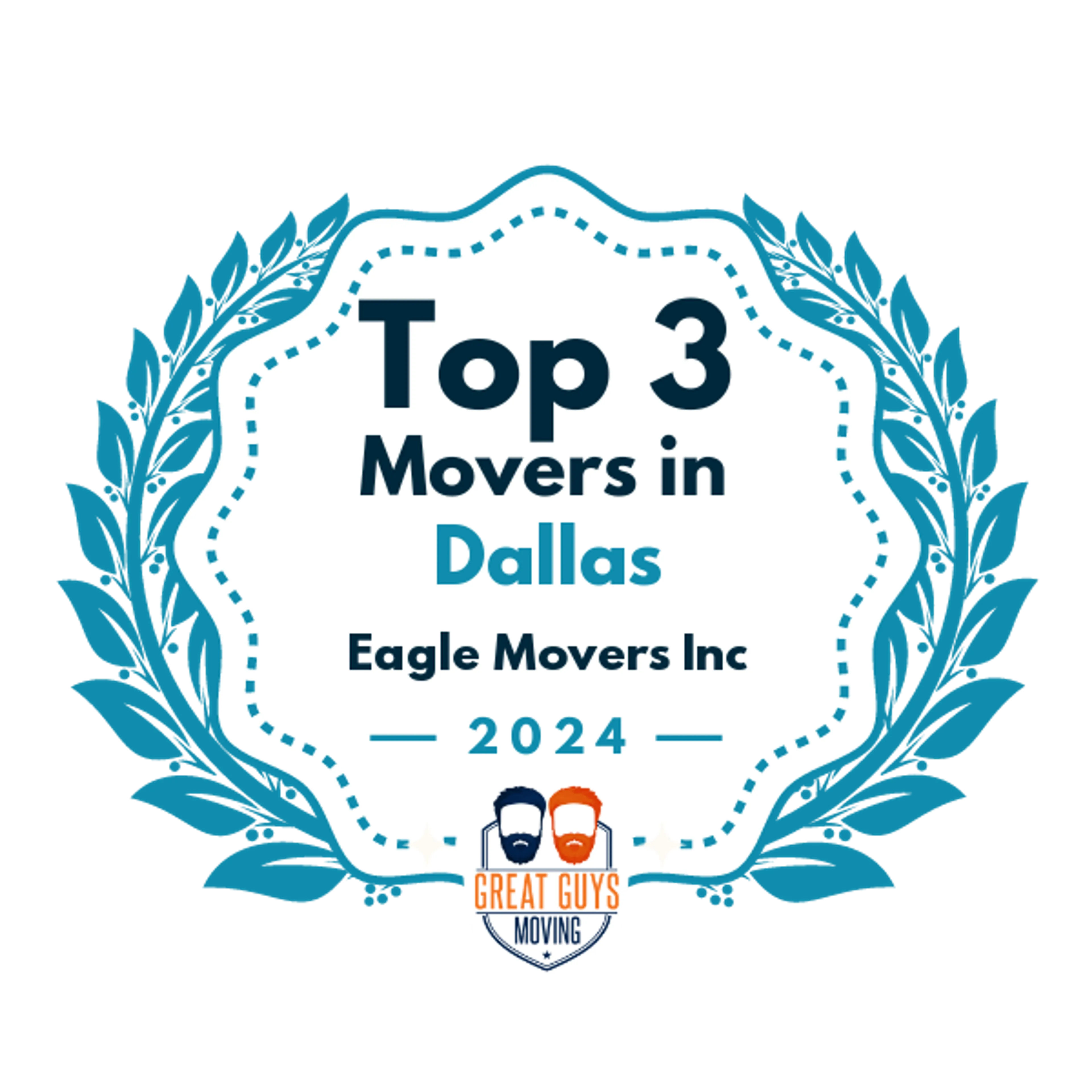 Top 3 Movers in Dallas, TX 2024 award