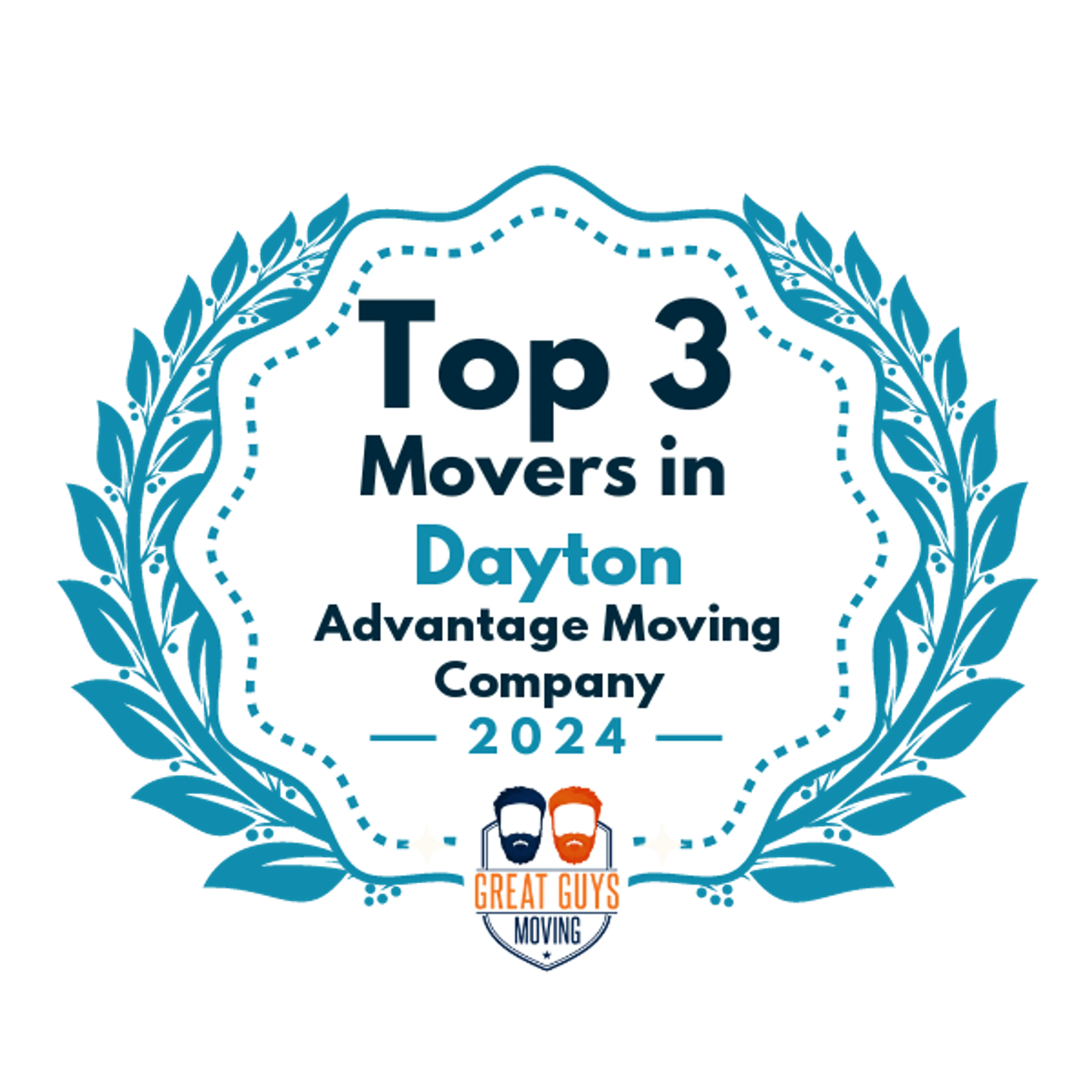 Top 3 Movers in Dayton, OH 2024 award