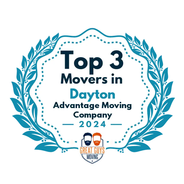 Top 3 Movers in Dayton, OH 2024 award