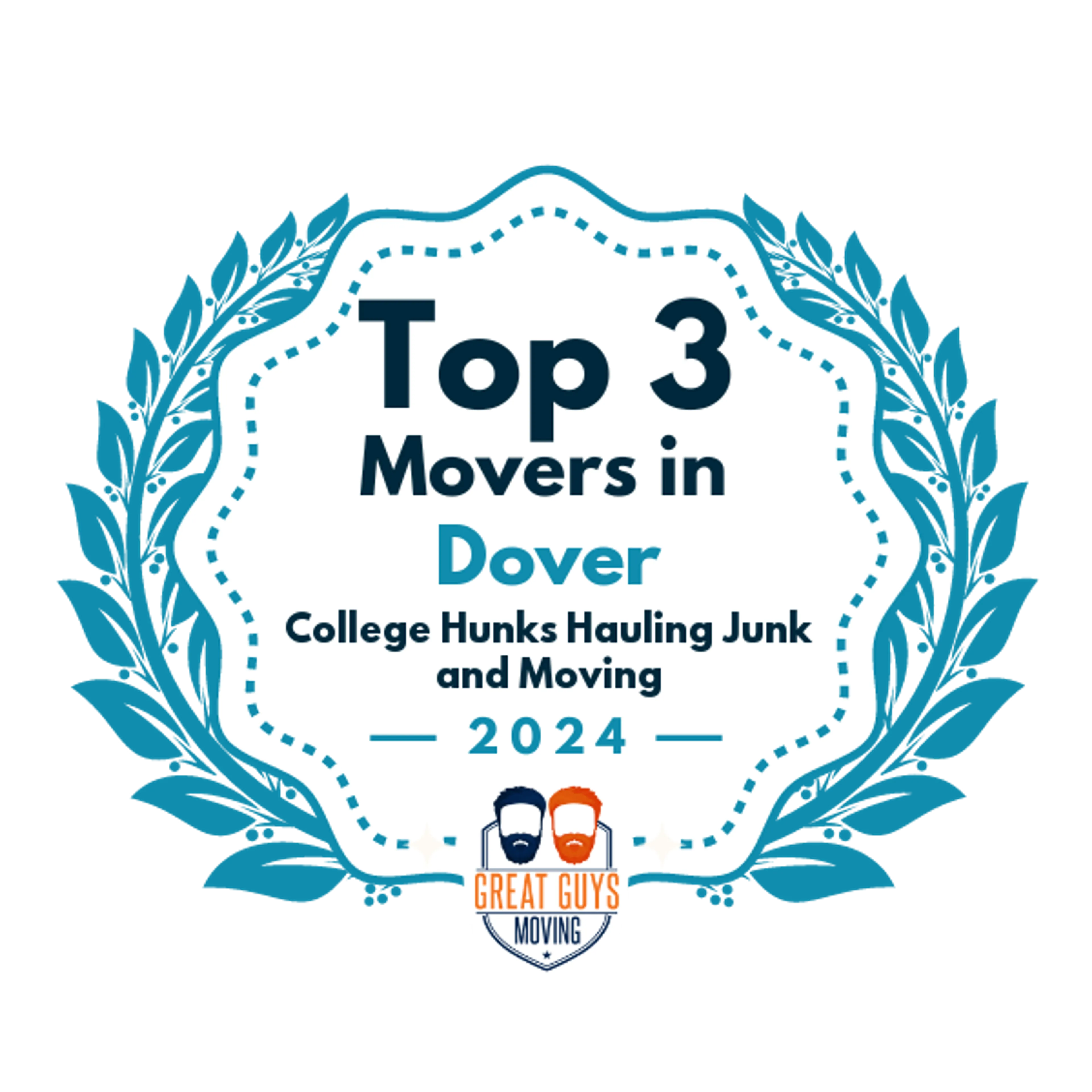Top 3 Movers in Wilmington, DE 2024 award