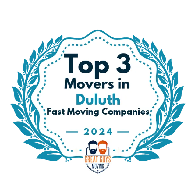 Top 3 Movers in Duluth, MN 2024 award