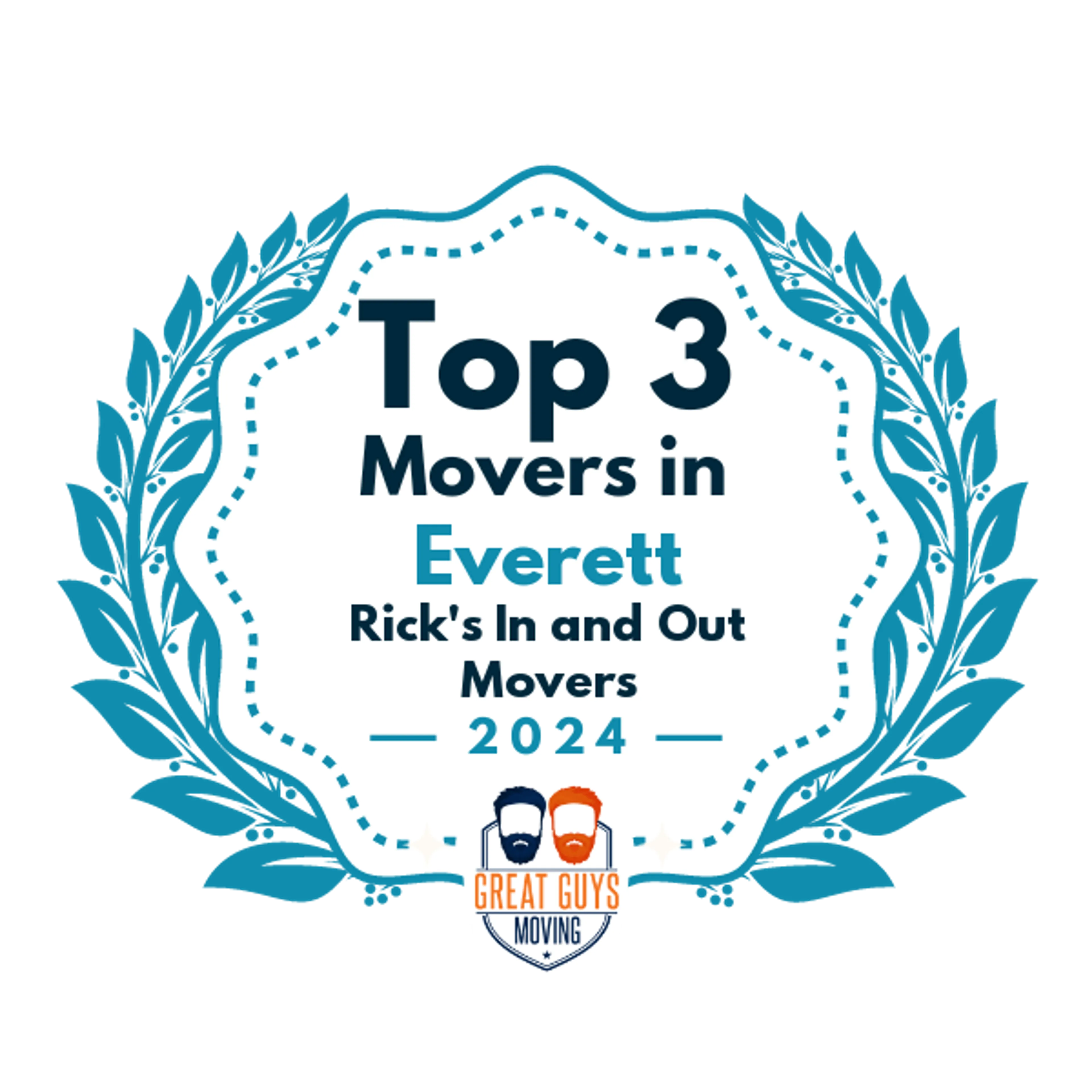Top 3 Movers in Everett, WA 2024 award