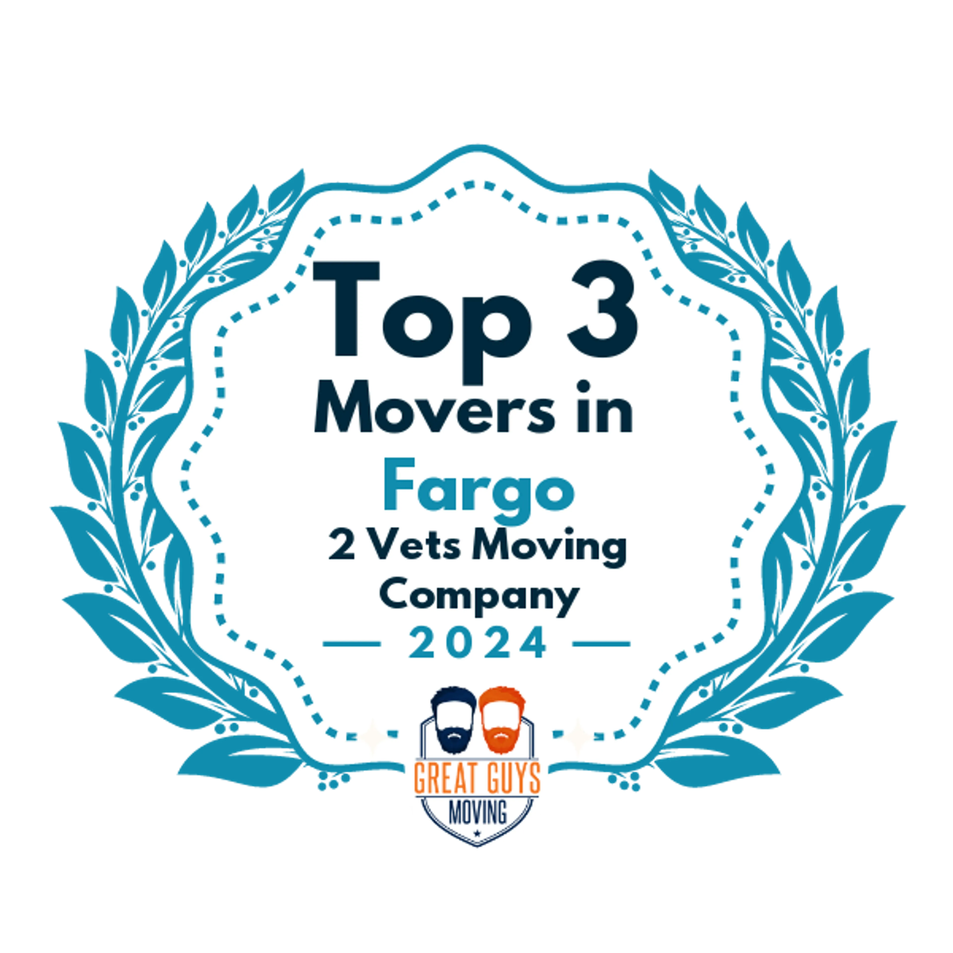 Top 3 Movers in Fargo, ND 2024 award