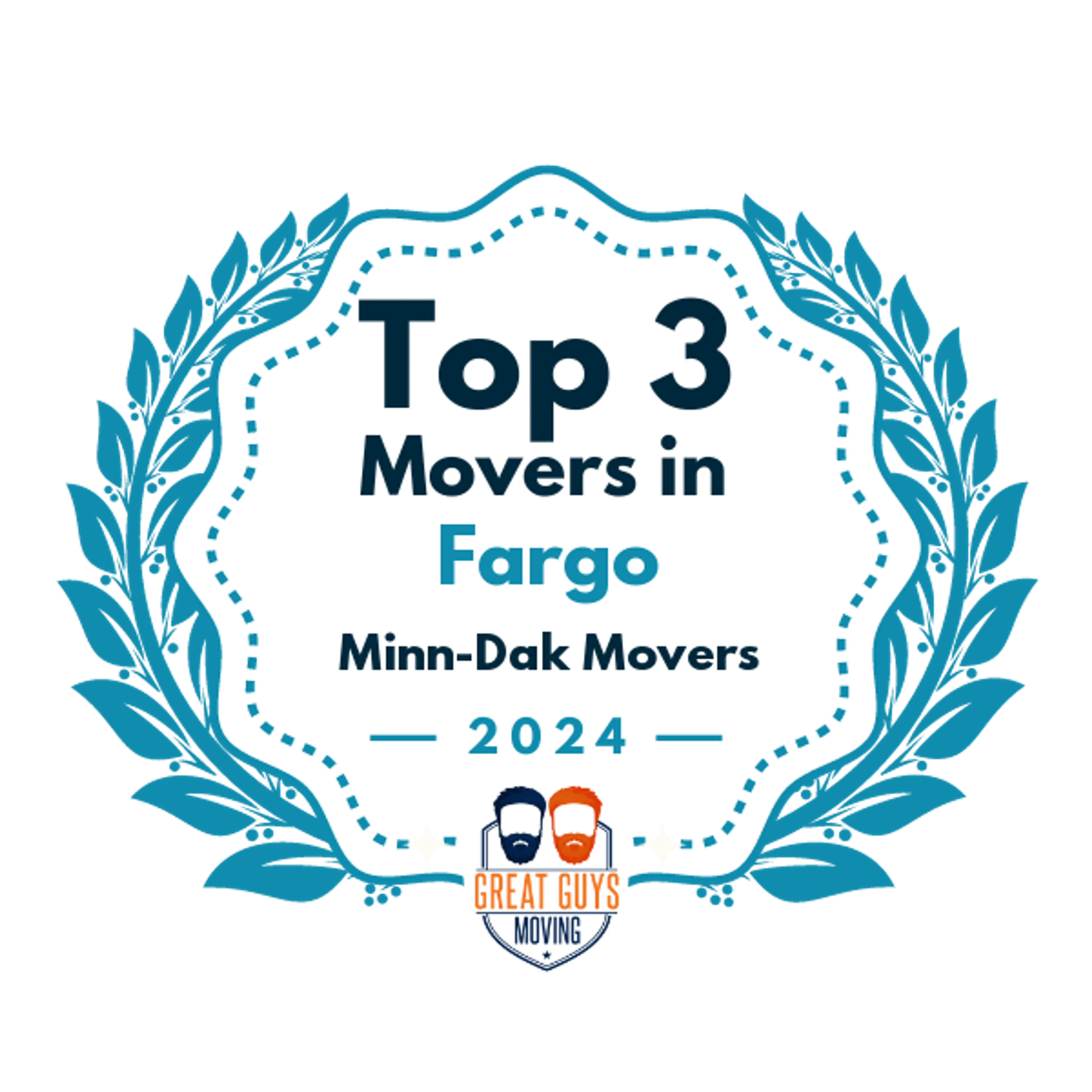 Top 3 Movers in Fargo, ND 2024 award