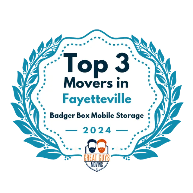 Top 3 Movers in Fayetteville, NC 2024 award