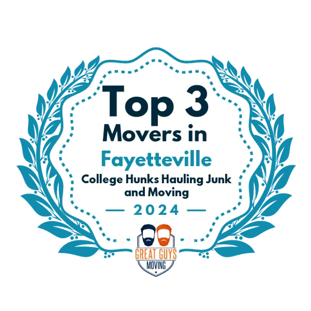 Top 3 Movers in Fayetteville, AR 2024 award