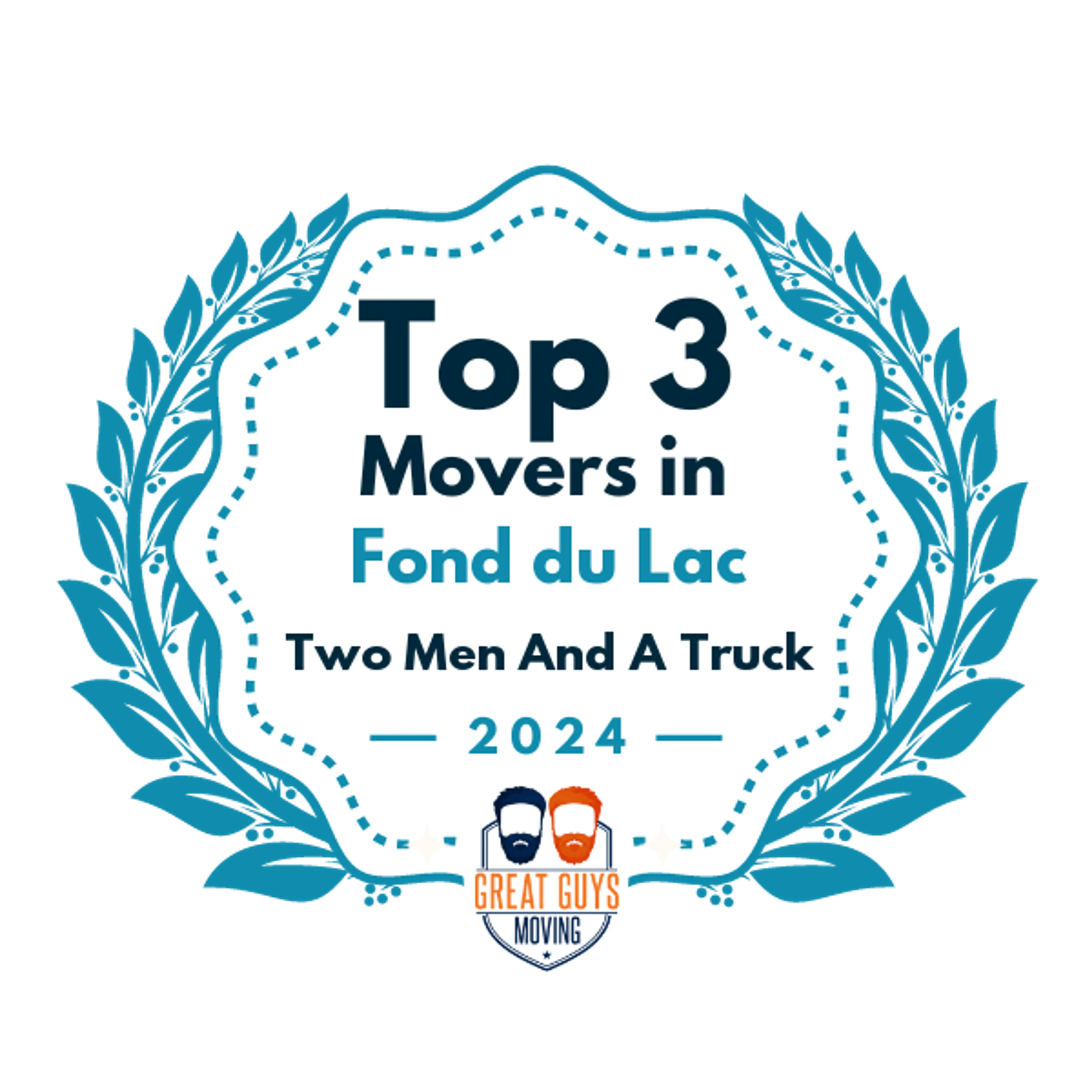 Top 3 Movers in Fond du Lac, WI 2024 award