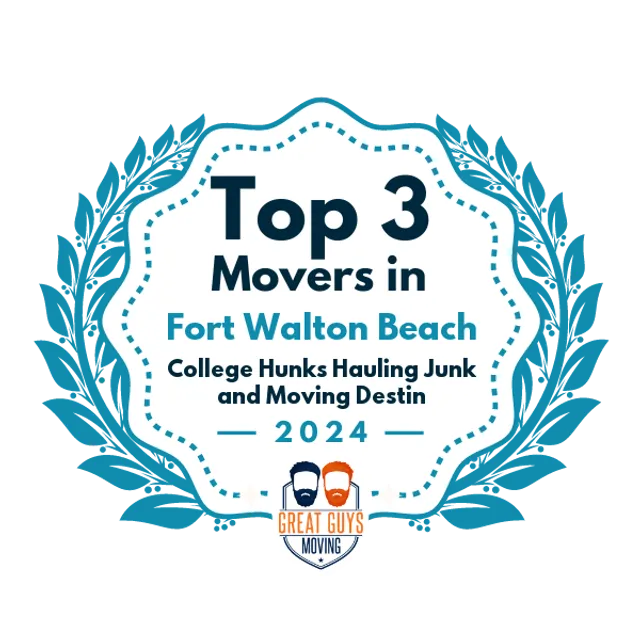 Top 3 Movers in Fort Walton Beach, FL 2024 award