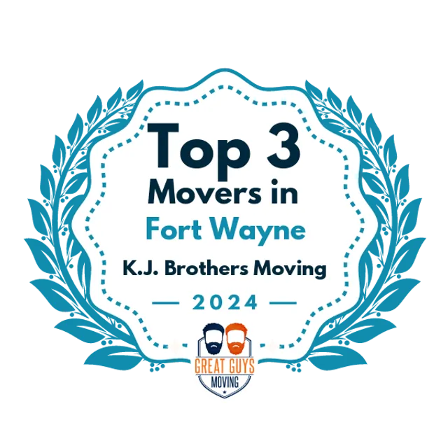 Top 3 Movers in Fort Wayne, IN 2024 award