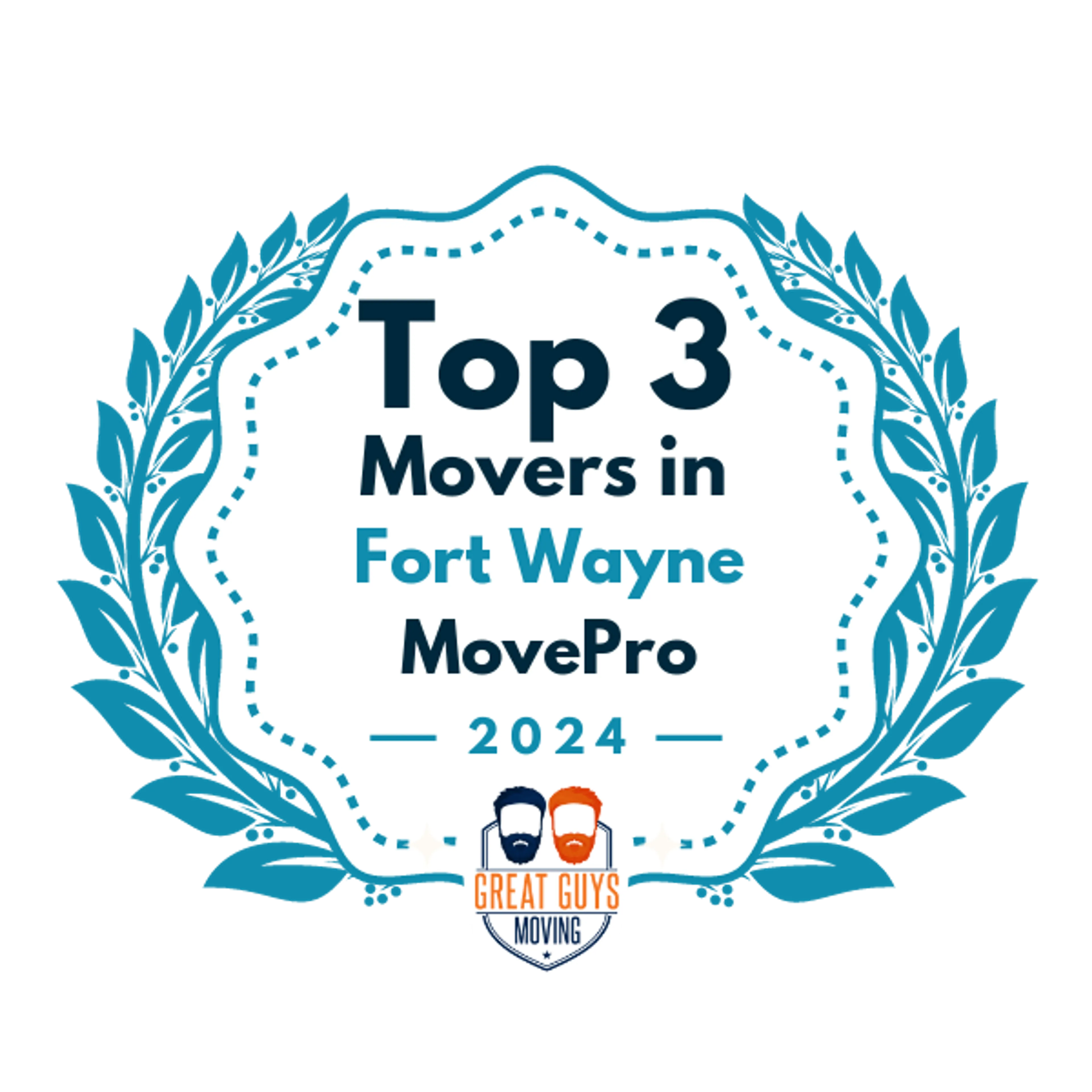 Top 3 Movers in Fort Wayne, IN 2024 award