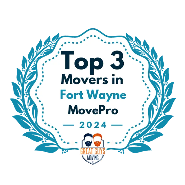 Top 3 Movers in Fort Wayne, IN 2024 award