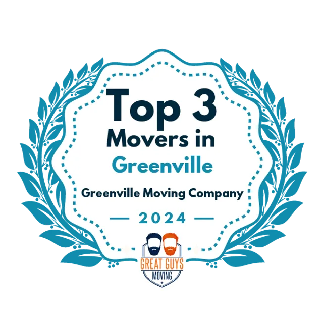 Top 3 Movers in Greenville, NC 2024 award