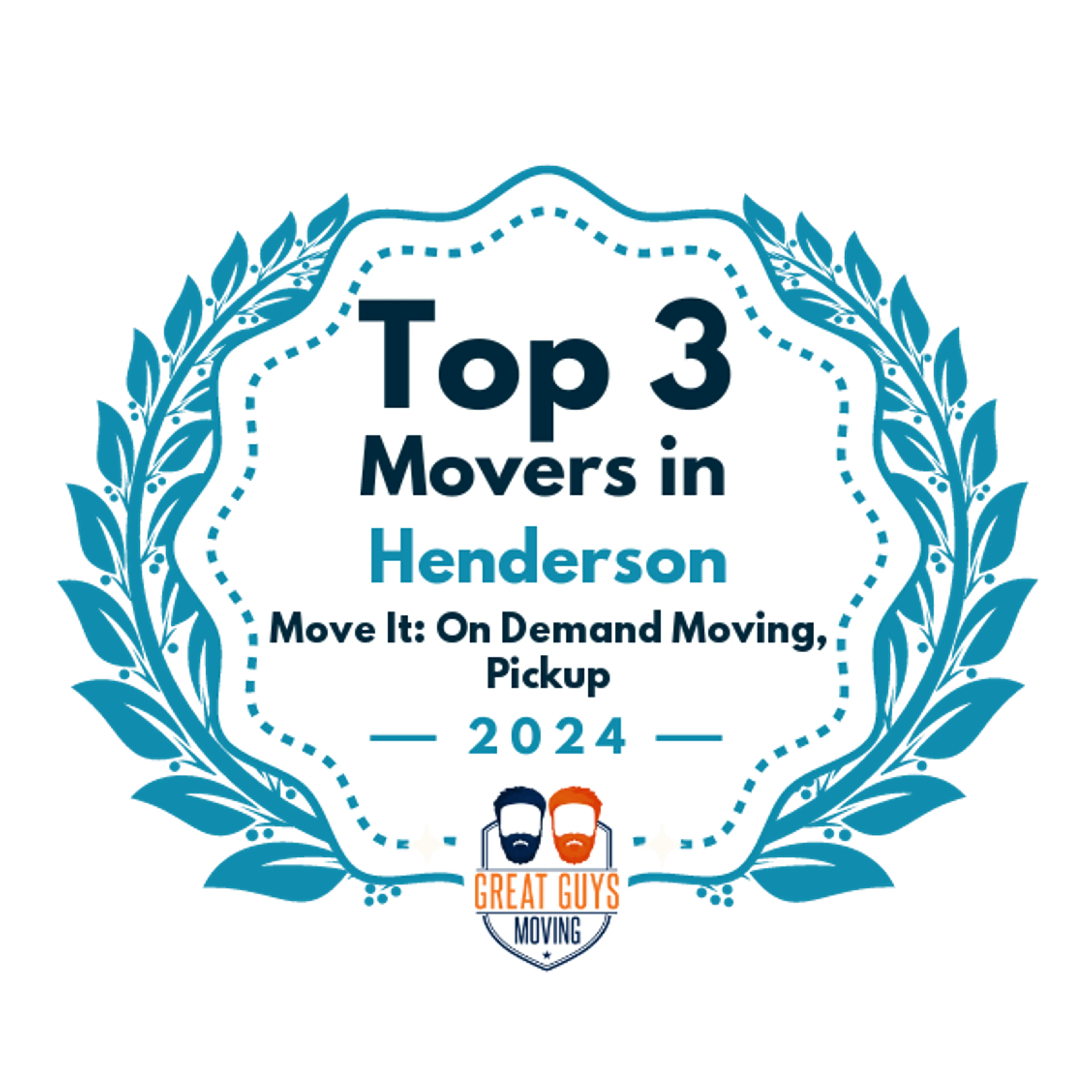 Top 3 Movers in Henderson, NV 2024 award